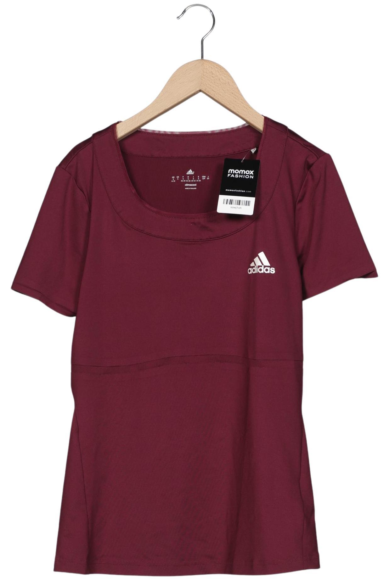 

adidas Damen T-Shirt, bordeaux, Gr. 36