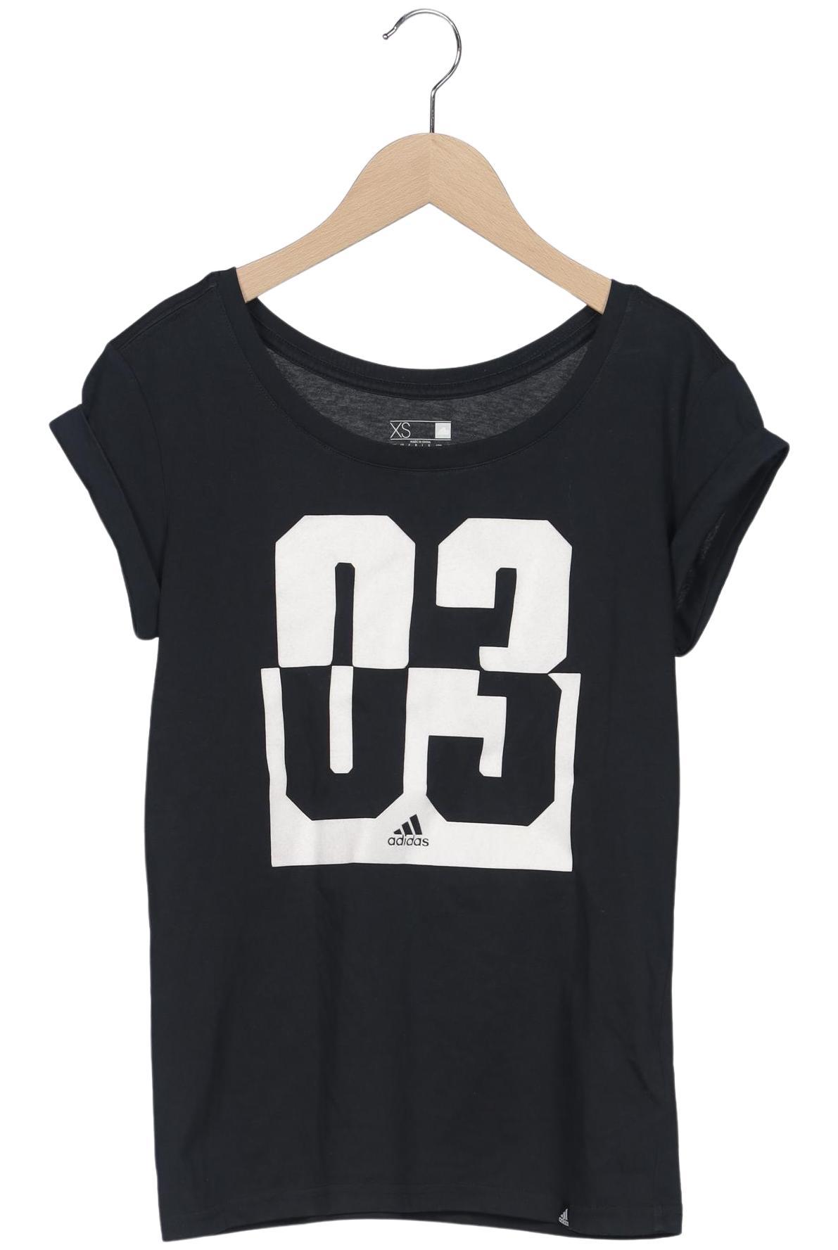 

adidas Damen T-Shirt, marineblau, Gr. 34