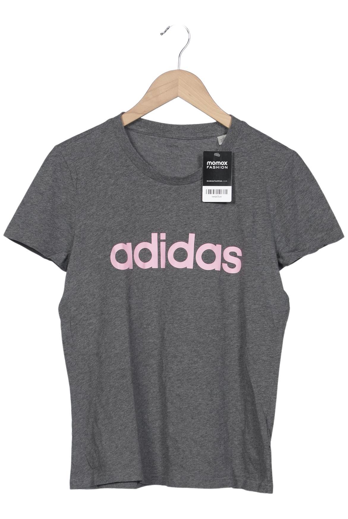 

adidas Damen T-Shirt, grau, Gr. 42