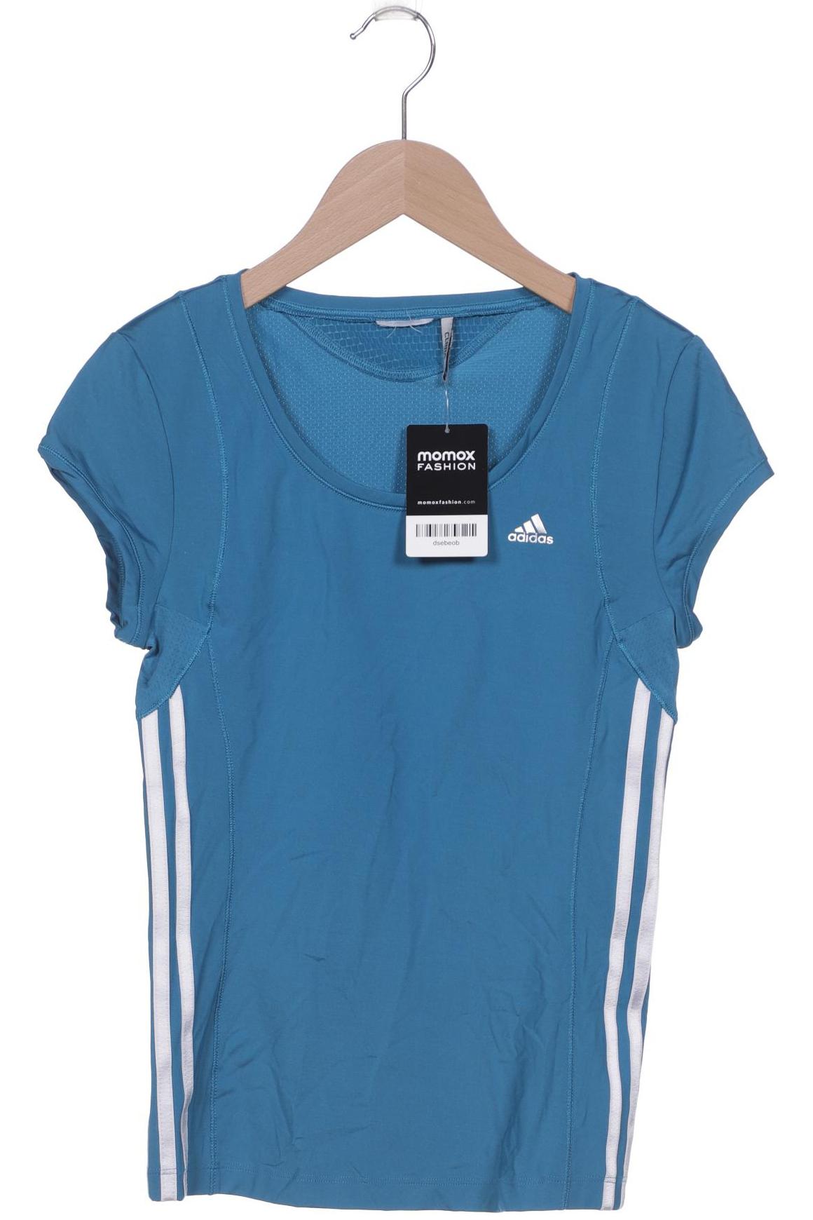 

adidas Damen T-Shirt, blau, Gr. 32