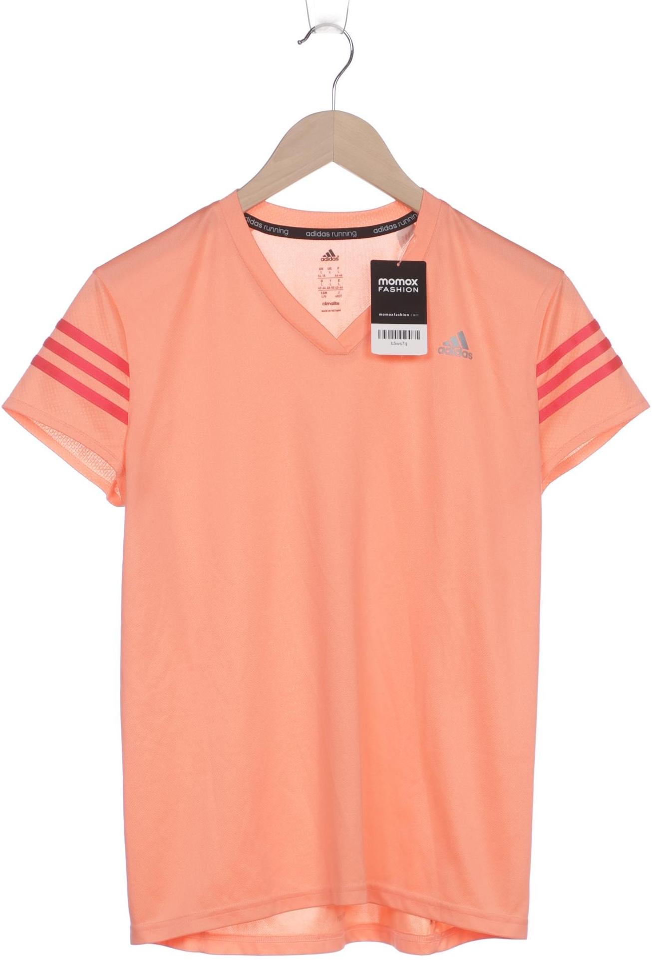 

adidas Damen T-Shirt, orange, Gr. 42