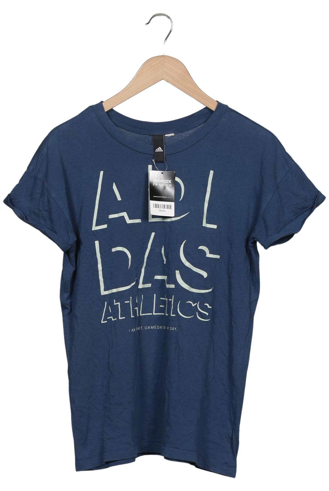 

adidas Damen T-Shirt, blau, Gr. 42