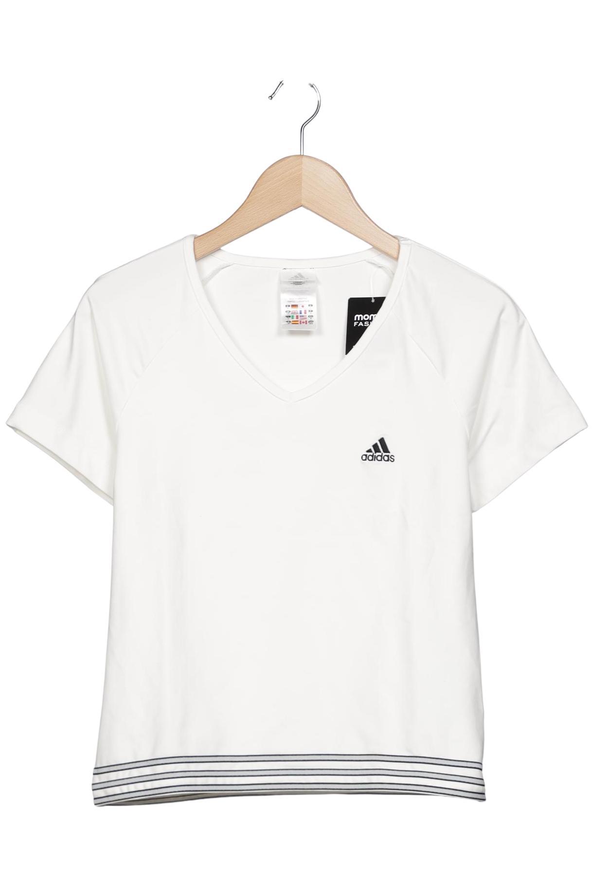 

adidas Damen T-Shirt, weiß, Gr. 40
