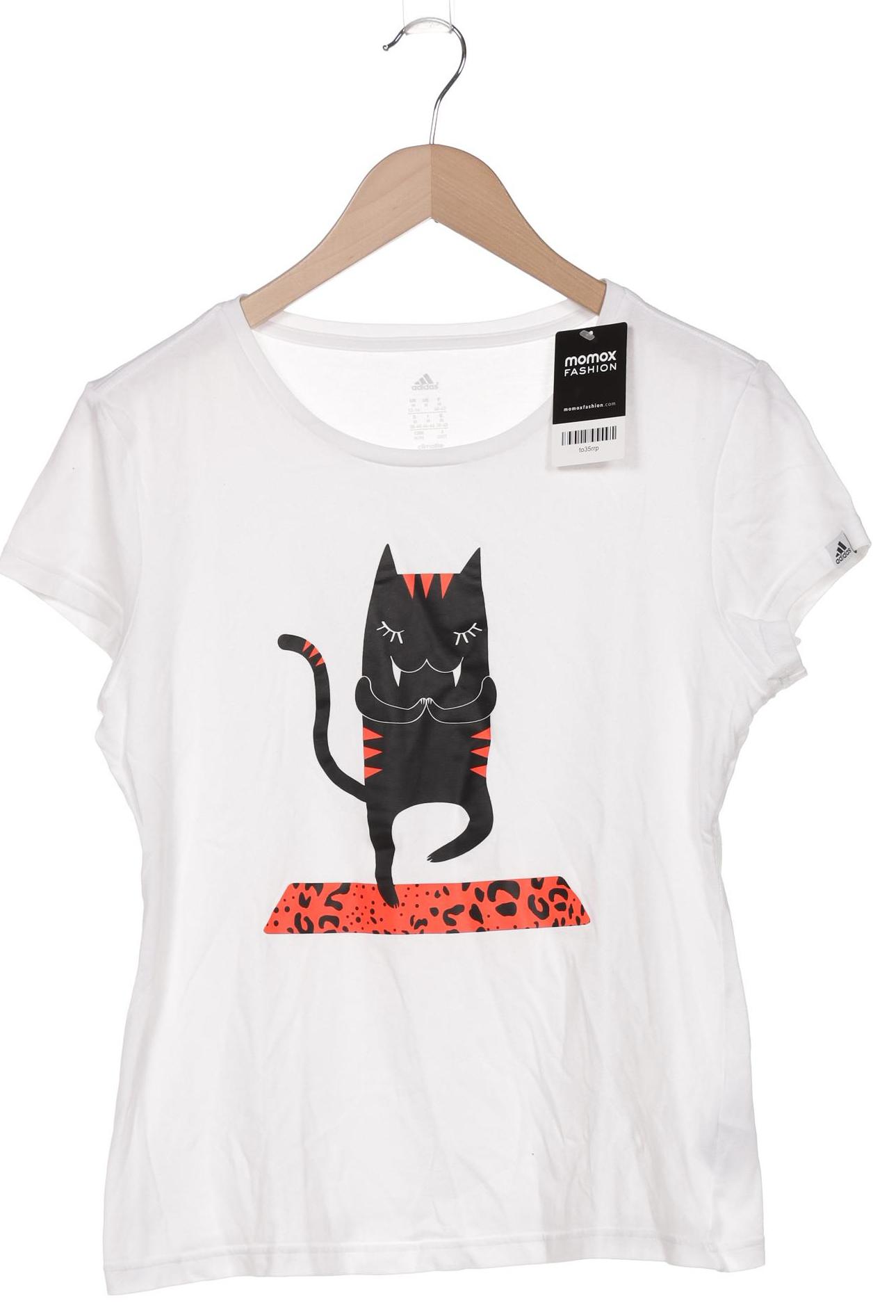

adidas Damen T-Shirt, weiß, Gr. 38