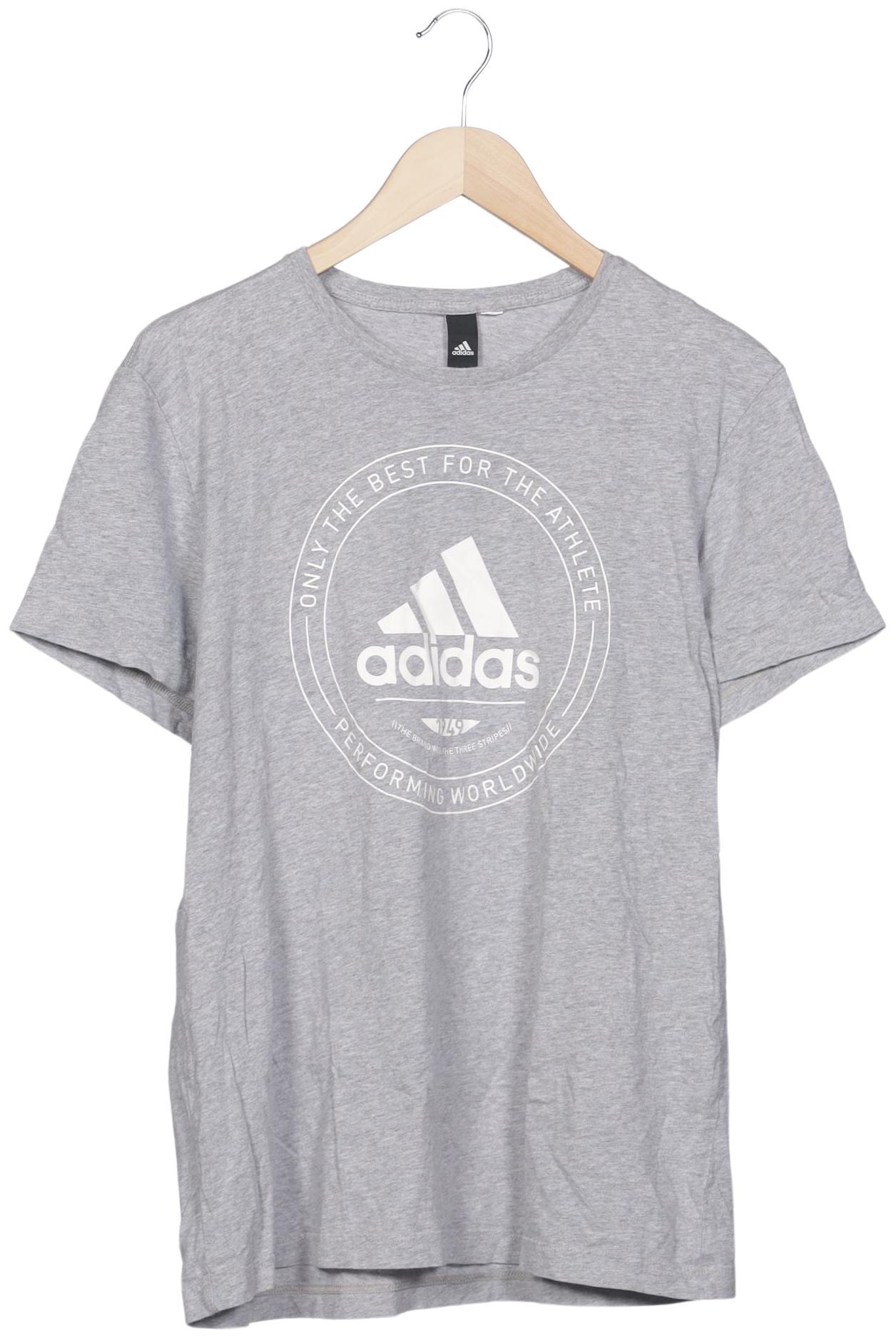 

adidas Damen T-Shirt, grau, Gr. 44