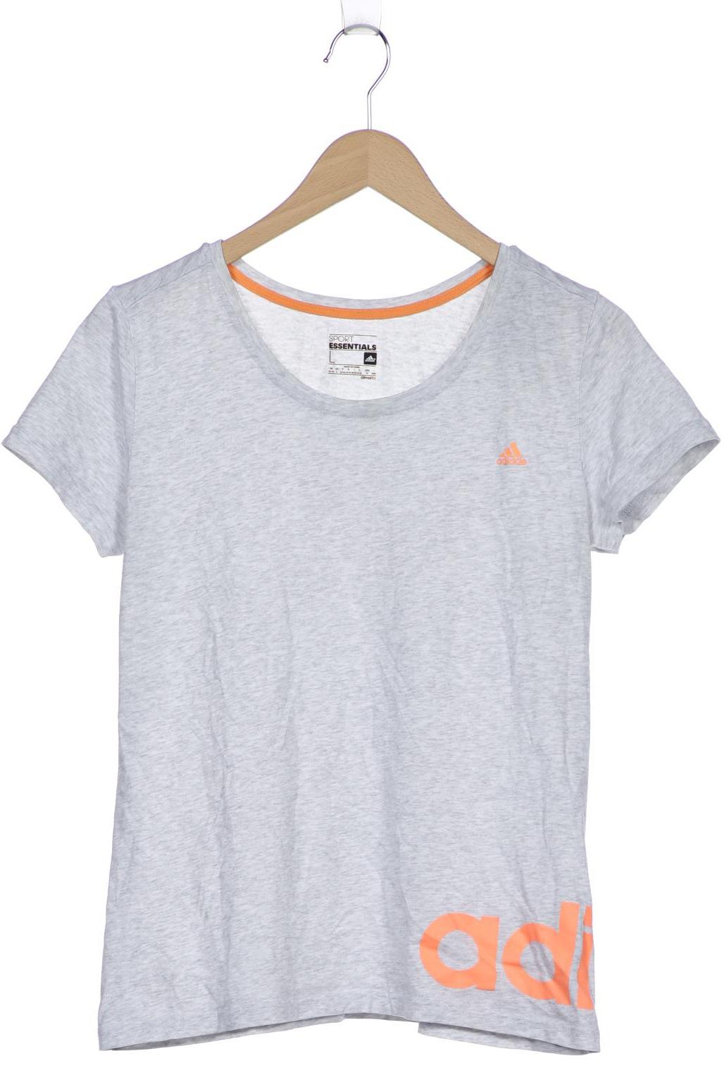 

adidas Damen T-Shirt, grau, Gr. 42