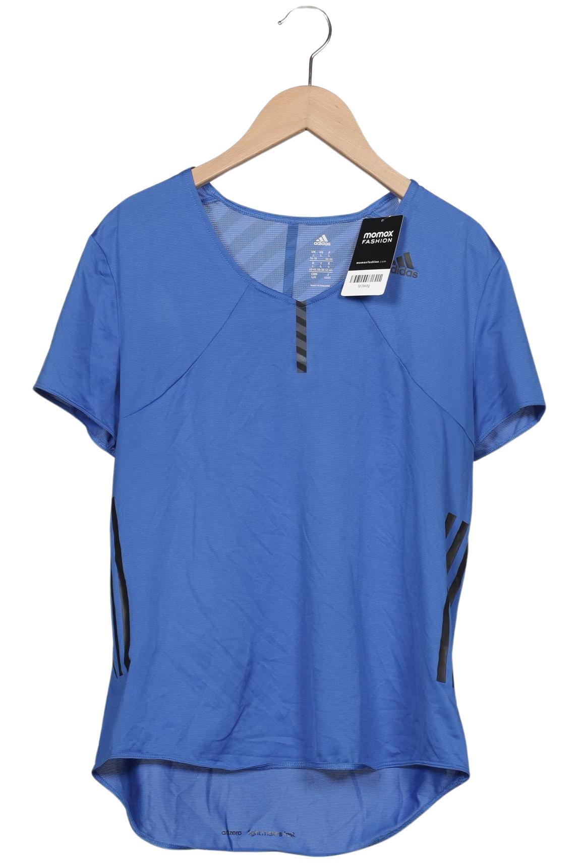

adidas Damen T-Shirt, blau, Gr. 42
