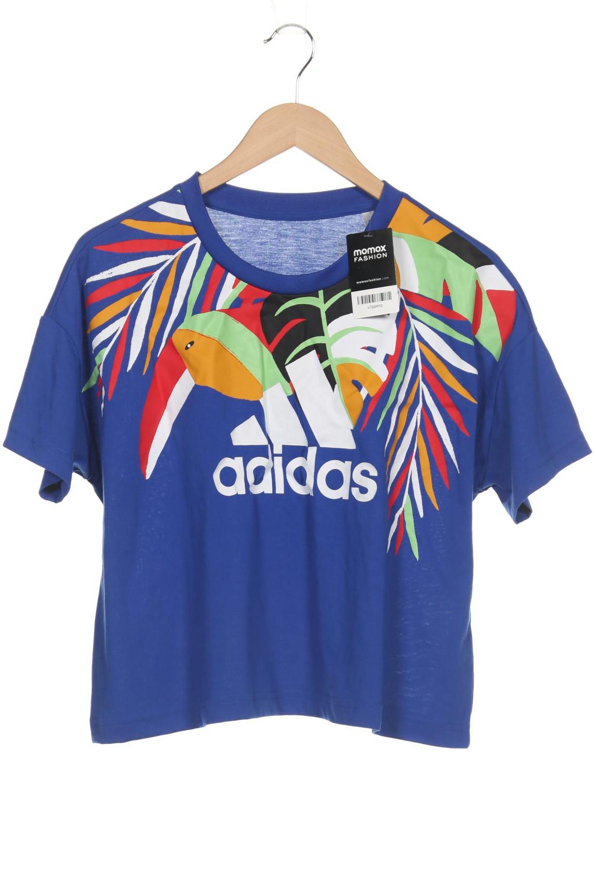 

adidas Damen T-Shirt, blau, Gr. 38