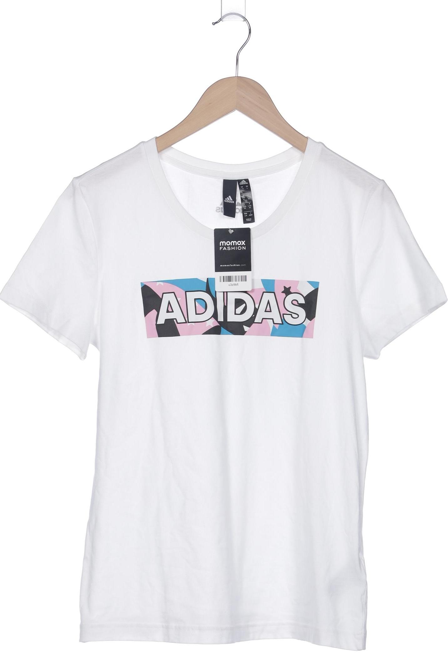 

adidas Damen T-Shirt, weiß, Gr. 42