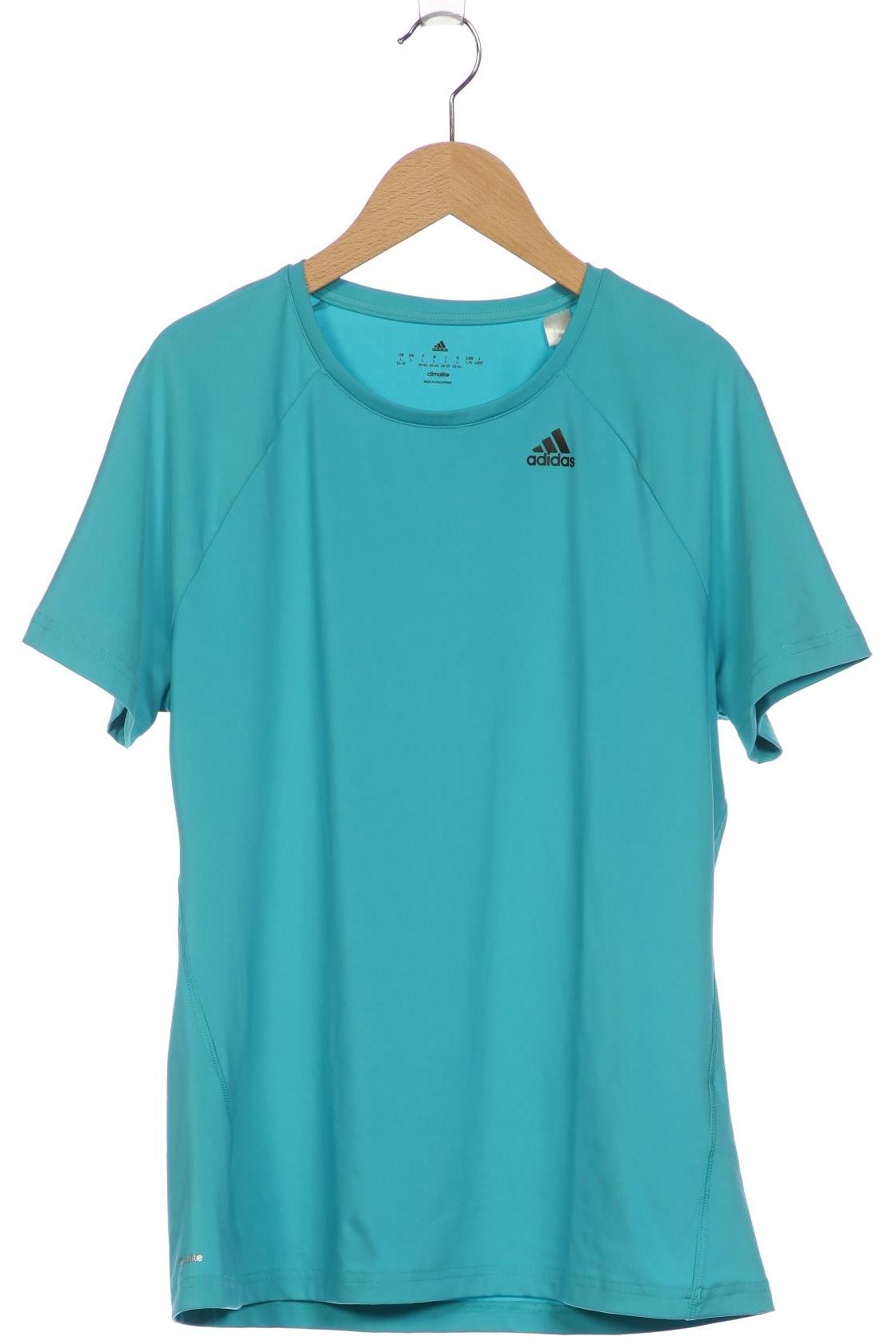 

adidas Damen T-Shirt, blau, Gr. 42