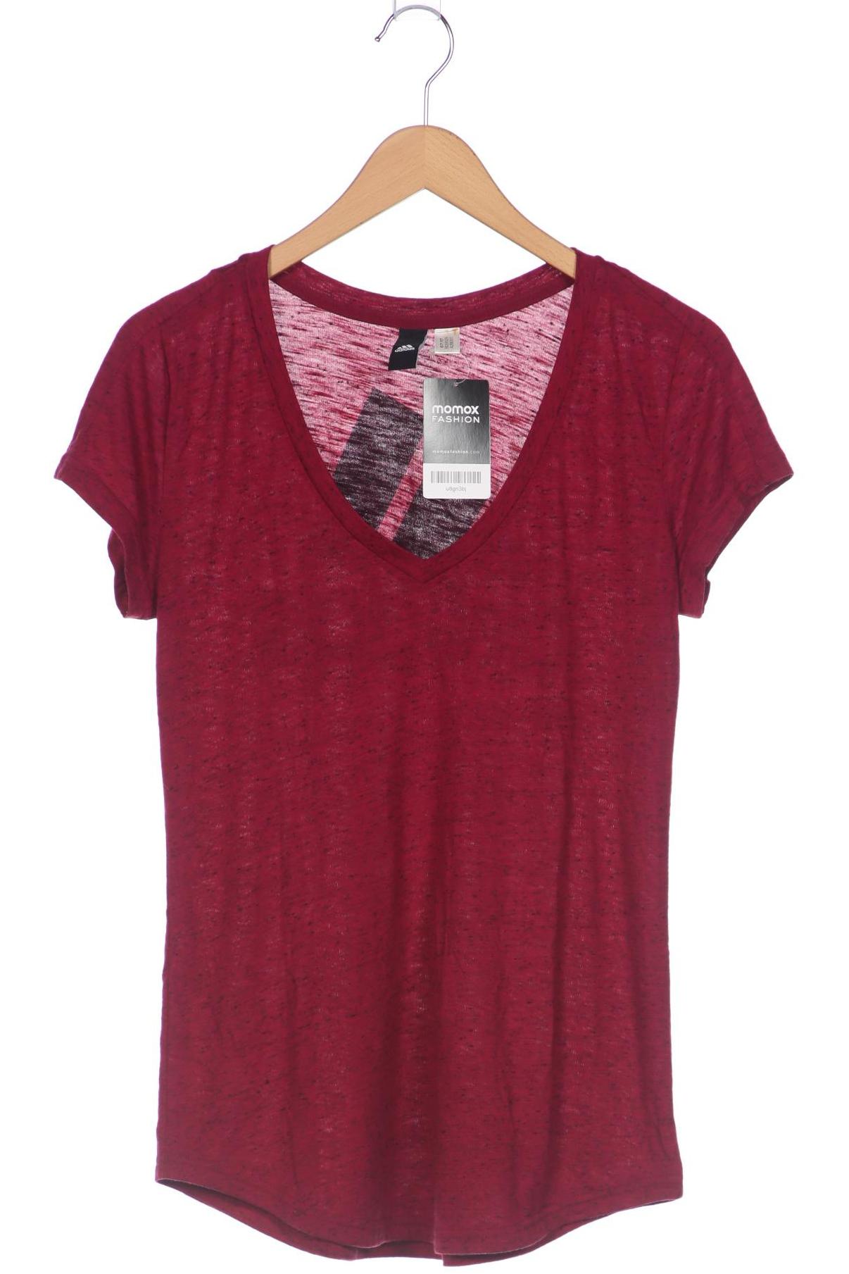 

adidas Damen T-Shirt, bordeaux, Gr. 38