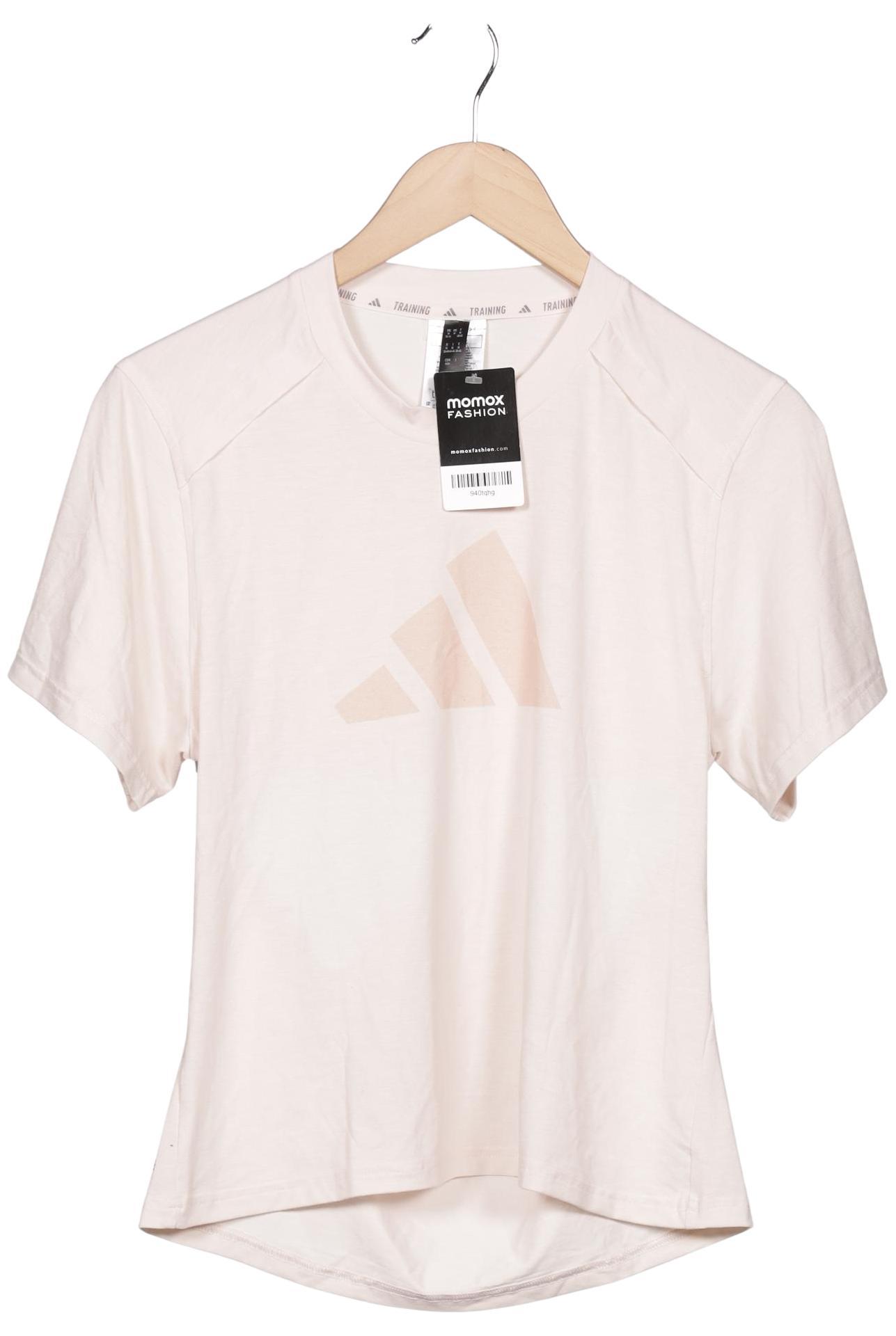 

adidas Damen T-Shirt, beige, Gr. 38
