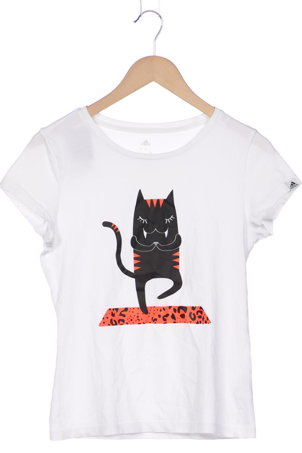 

adidas Damen T-Shirt, weiß, Gr. 36