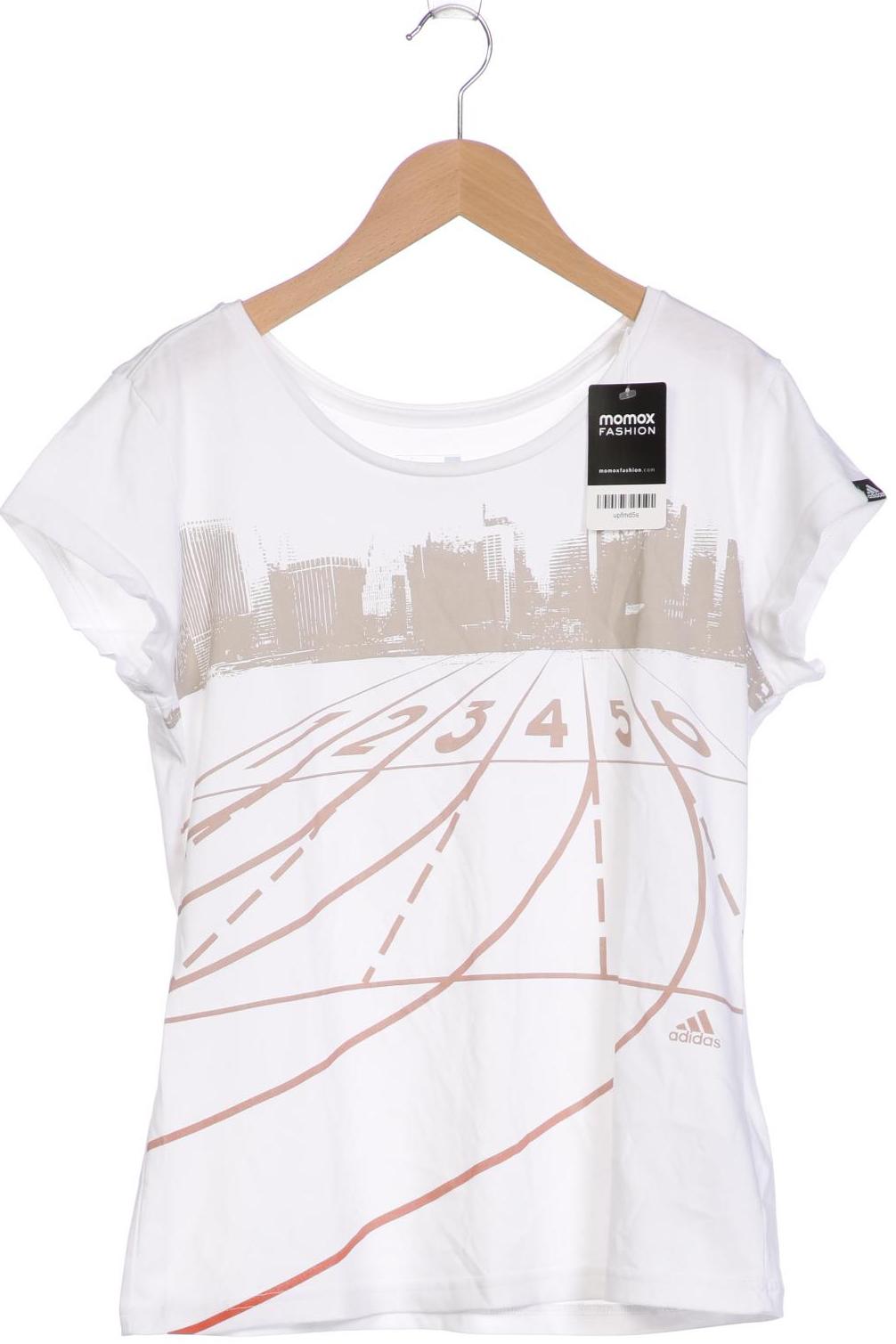 

adidas Damen T-Shirt, weiß