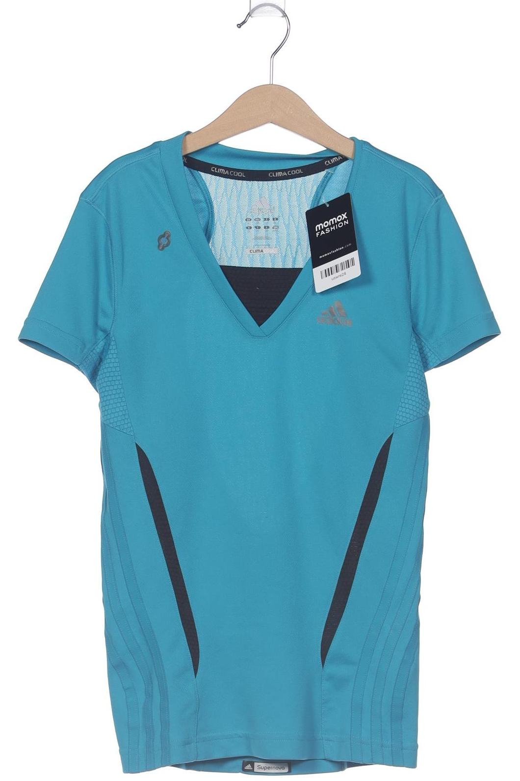 

adidas Damen T-Shirt, blau, Gr. 32