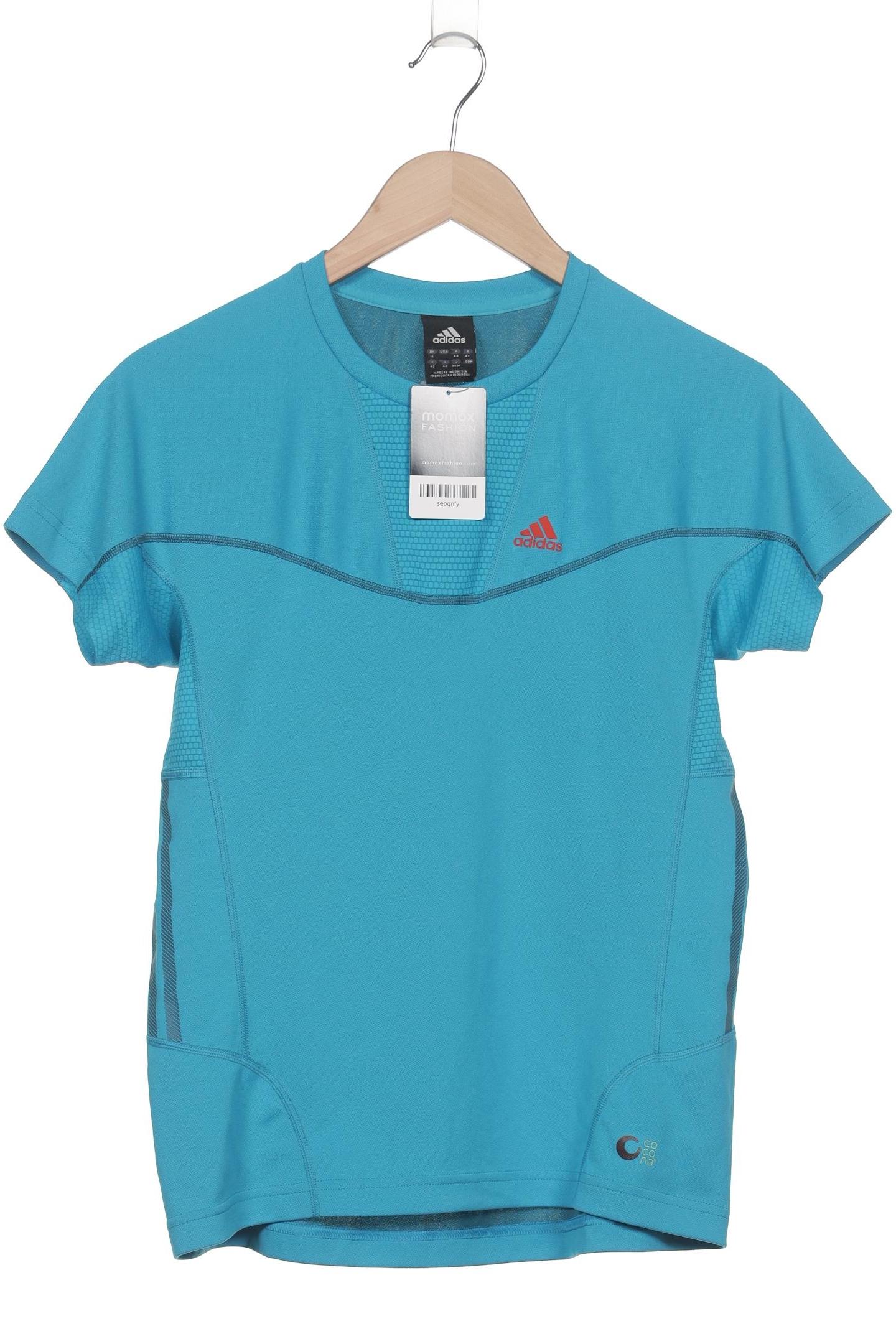 

adidas Damen T-Shirt, blau, Gr. 42