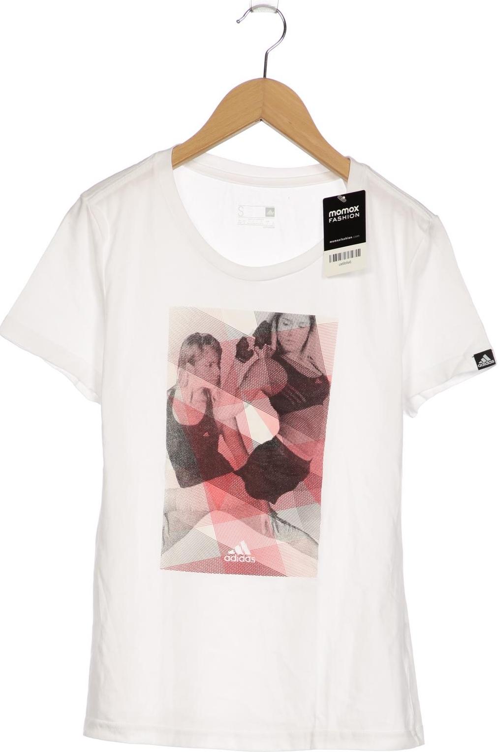 

adidas Damen T-Shirt, weiß, Gr. 36