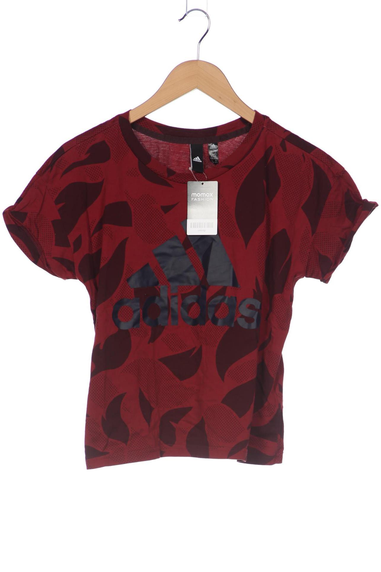

adidas Damen T-Shirt, bordeaux, Gr. 36