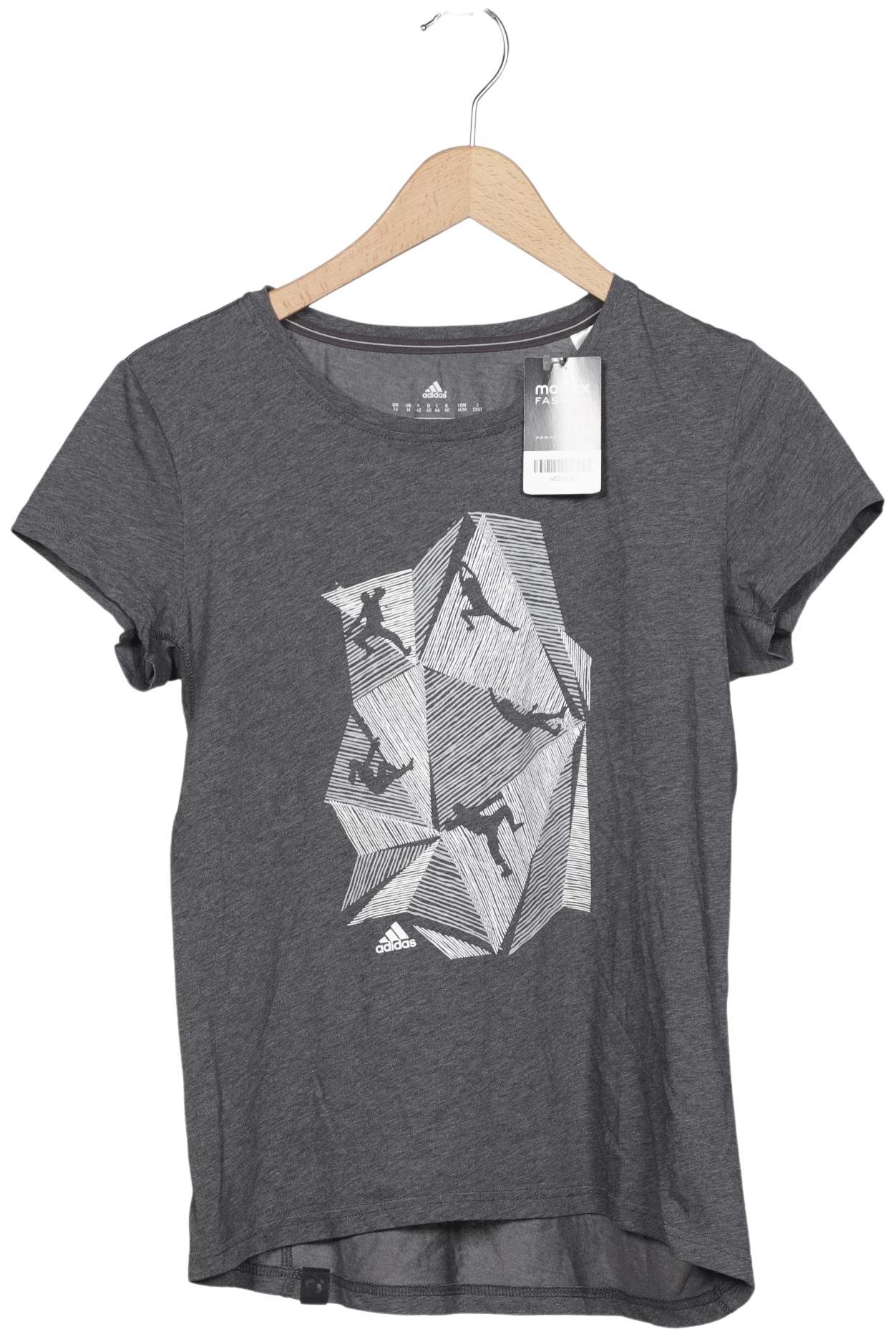 

adidas Damen T-Shirt, grau, Gr. 40