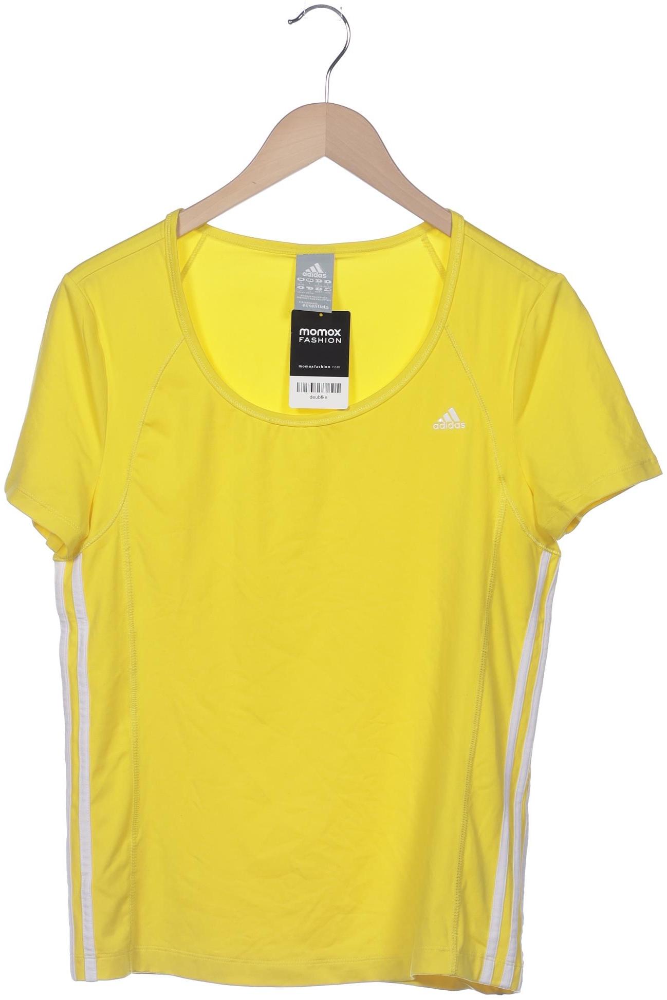 

adidas Damen T-Shirt, gelb, Gr. 42
