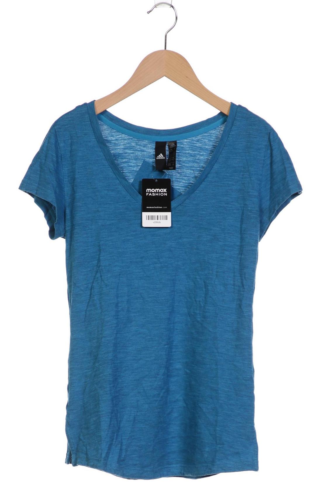 

adidas Damen T-Shirt, blau, Gr. 34