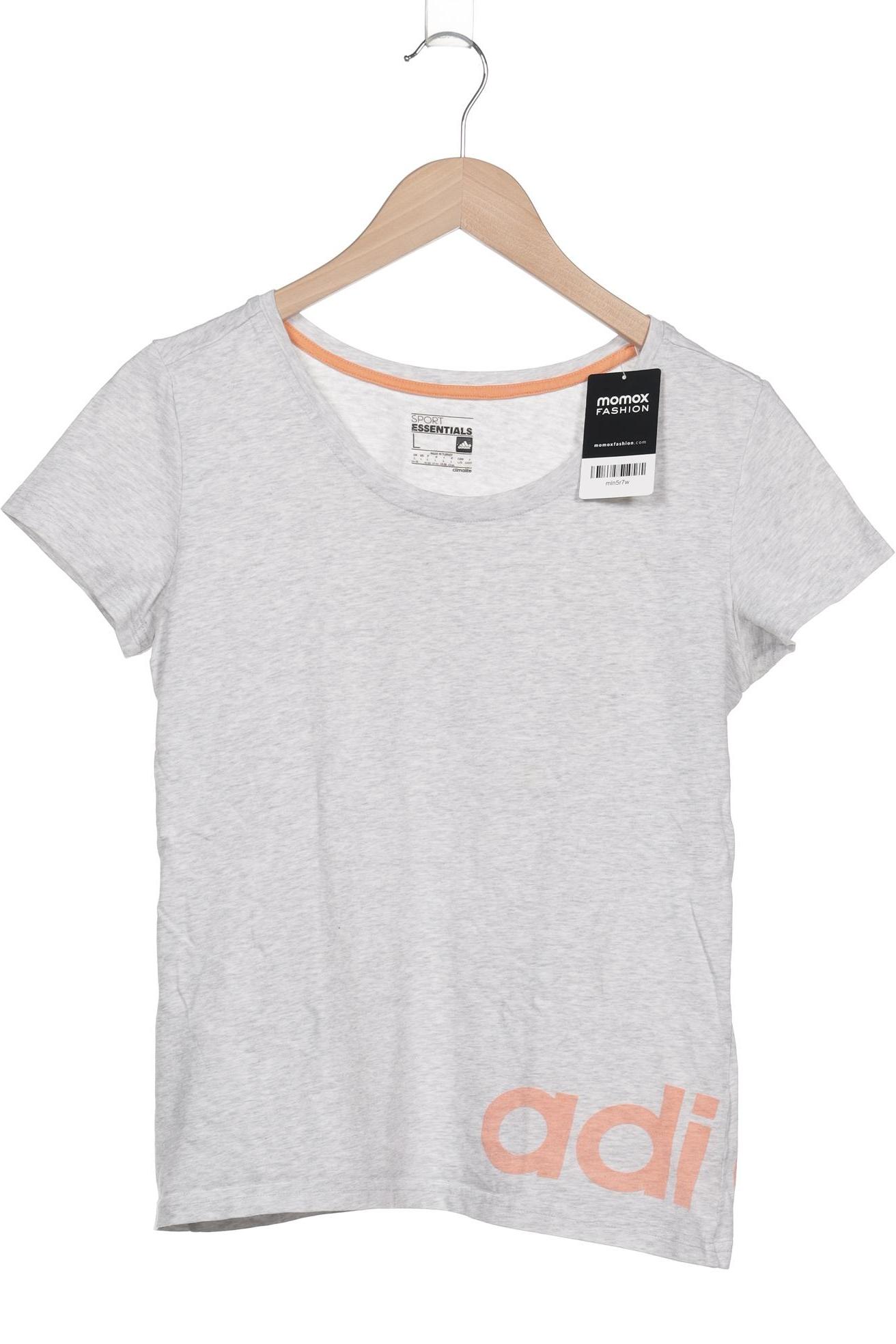 

adidas Damen T-Shirt, grau, Gr. 42