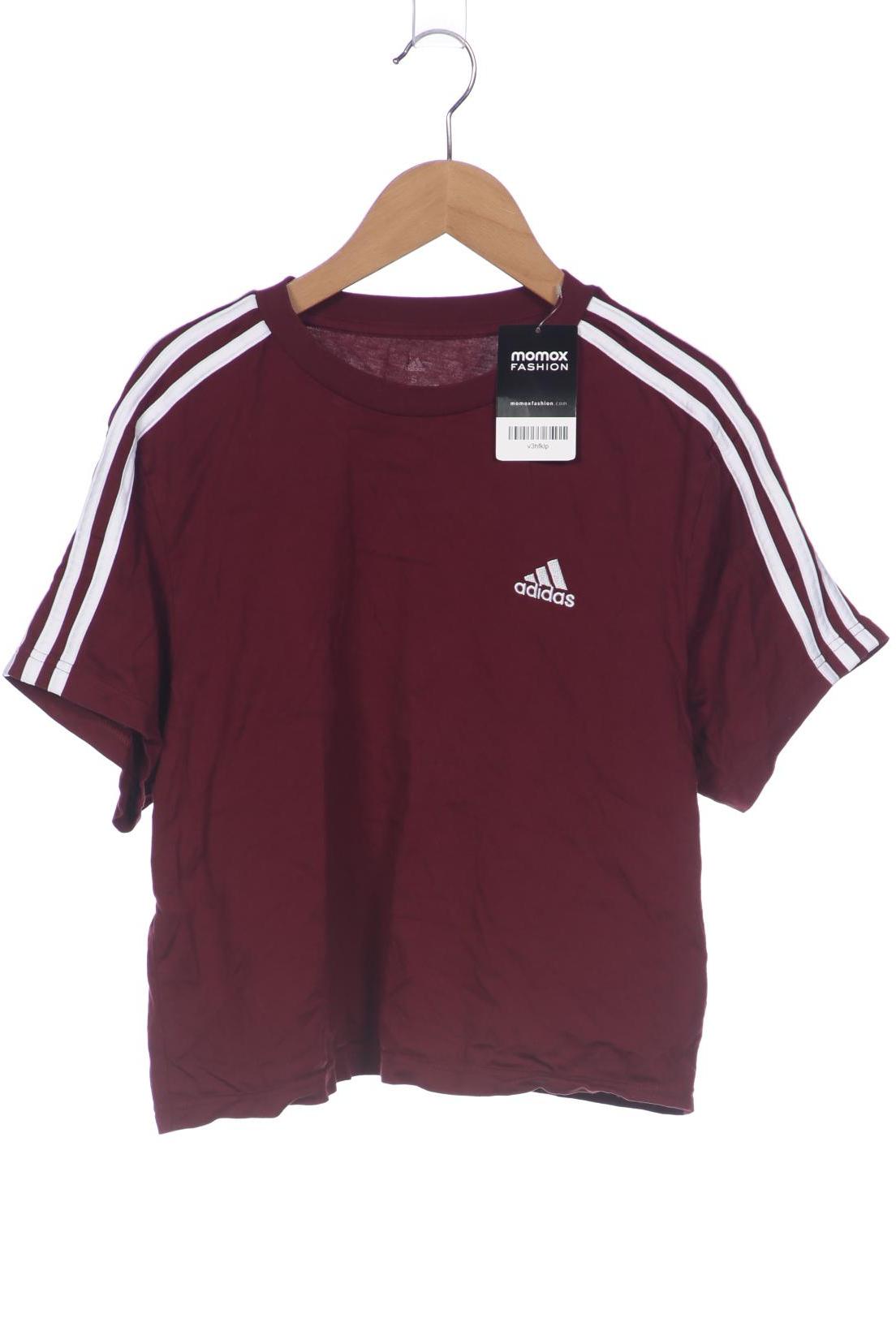 

adidas Damen T-Shirt, bordeaux, Gr. 36