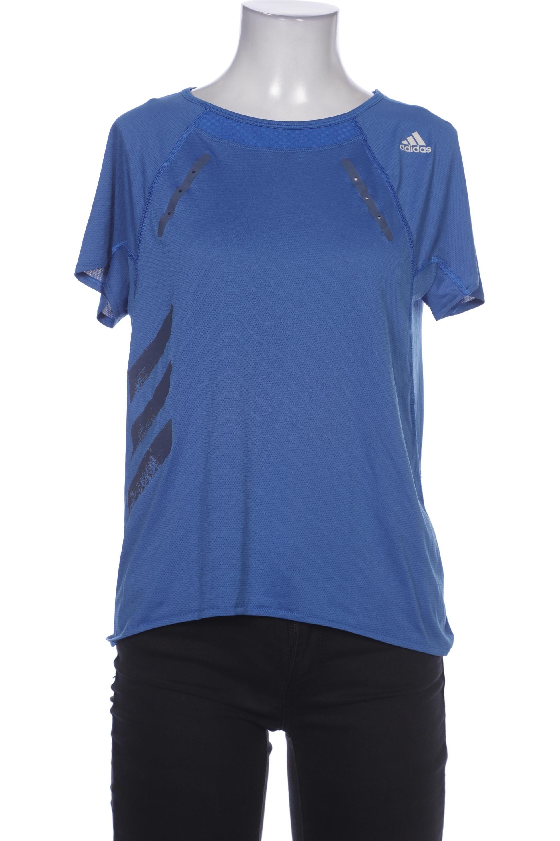 

adidas Damen T-Shirt, blau, Gr. 36