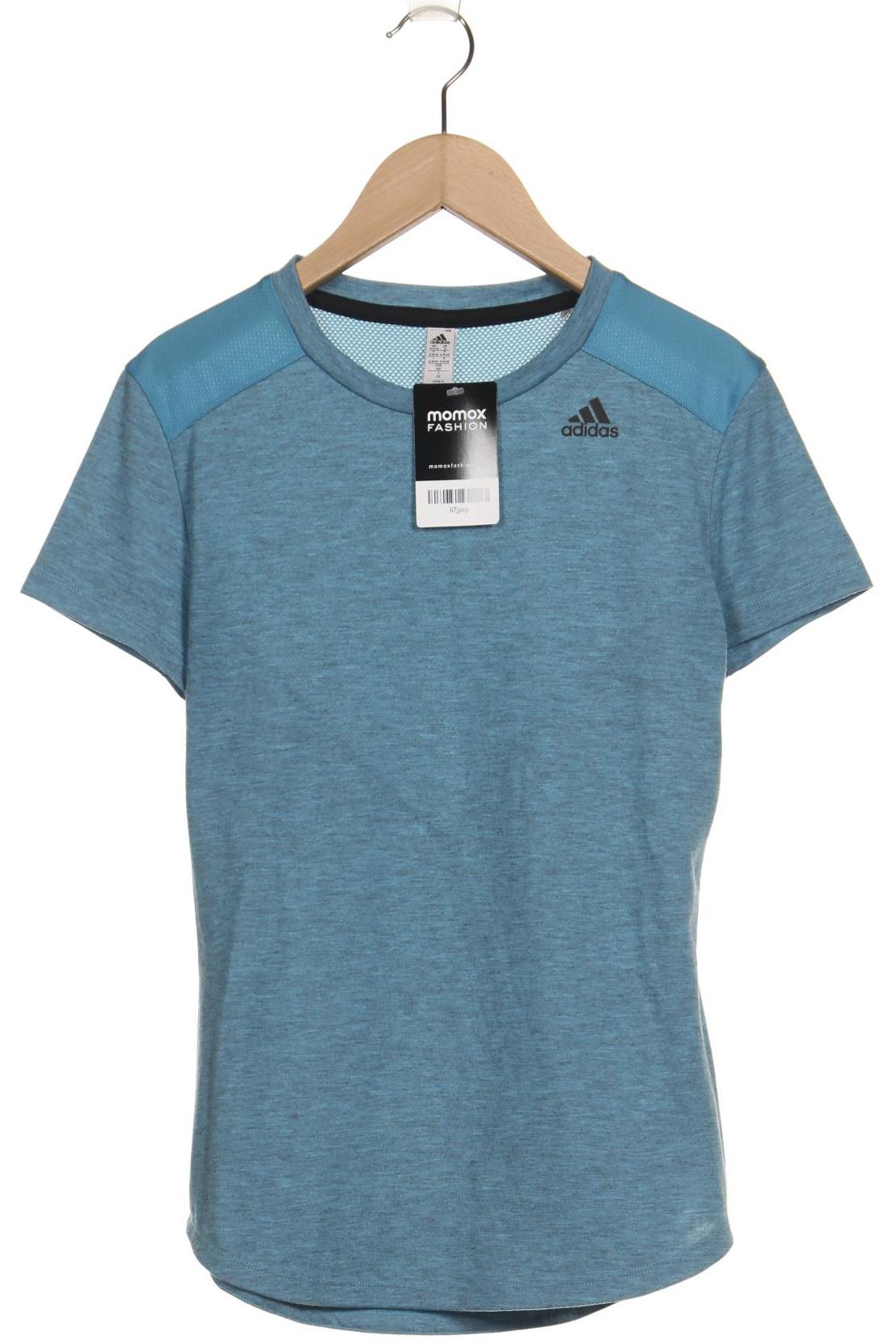 

adidas Damen T-Shirt, blau, Gr. 36