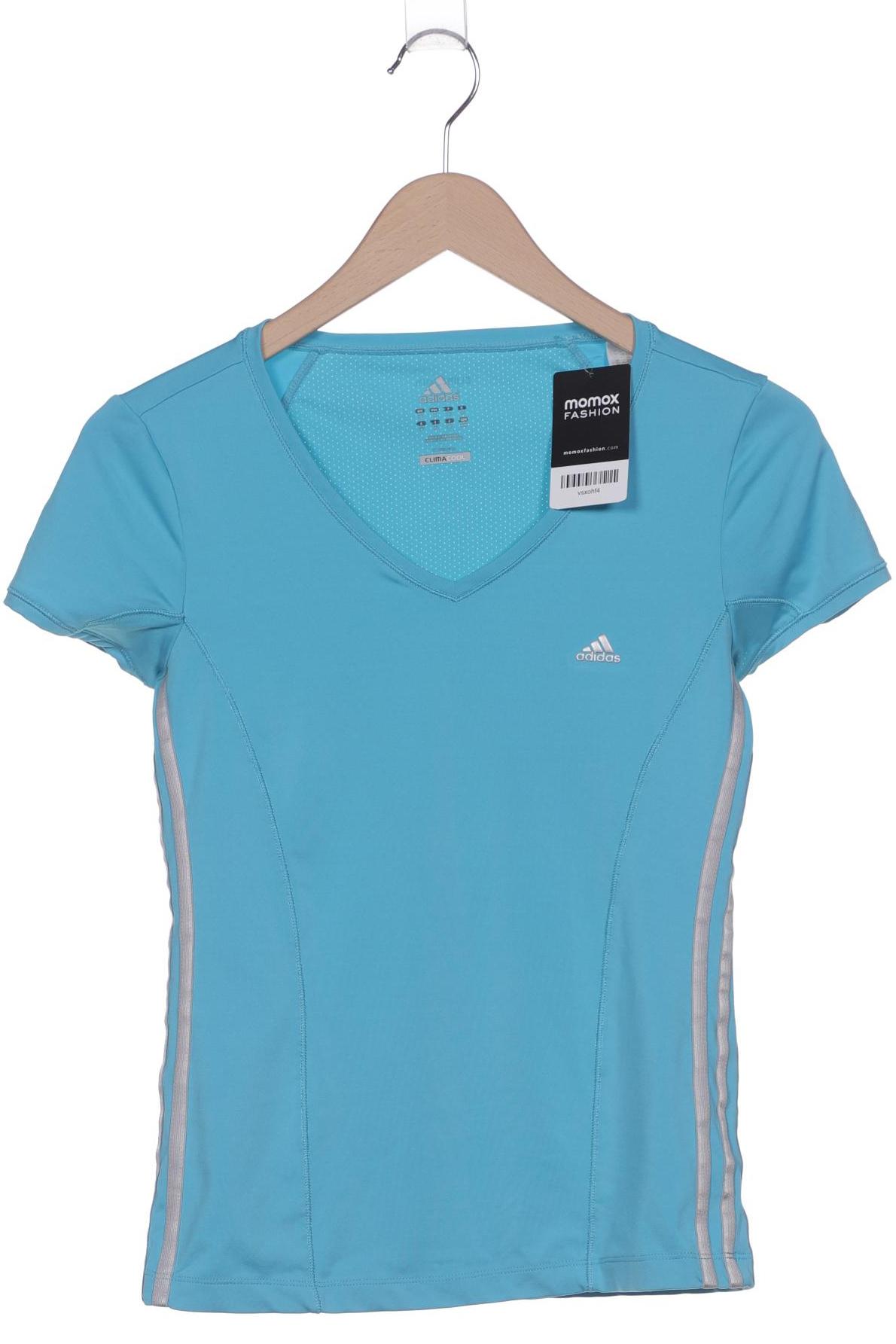 

adidas Damen T-Shirt, blau, Gr. 40