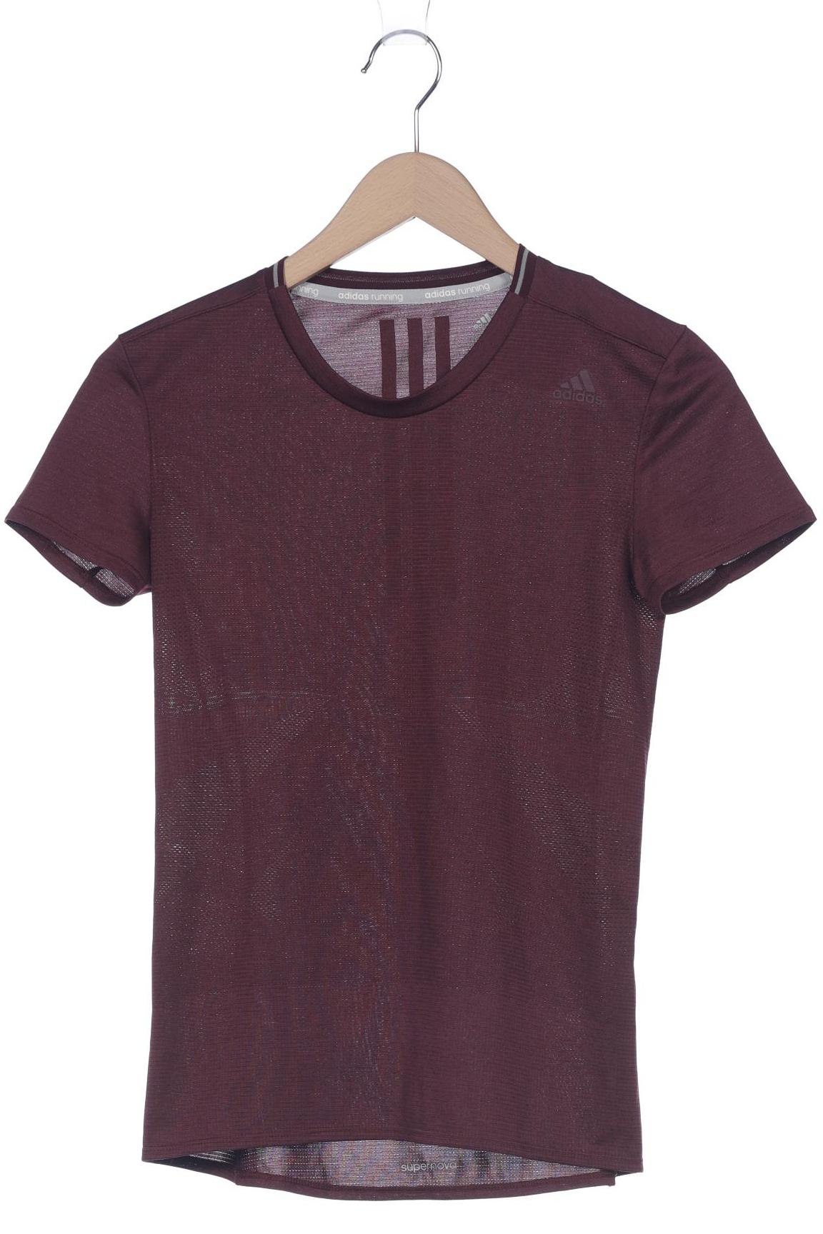 

adidas Damen T-Shirt, bordeaux, Gr. 34