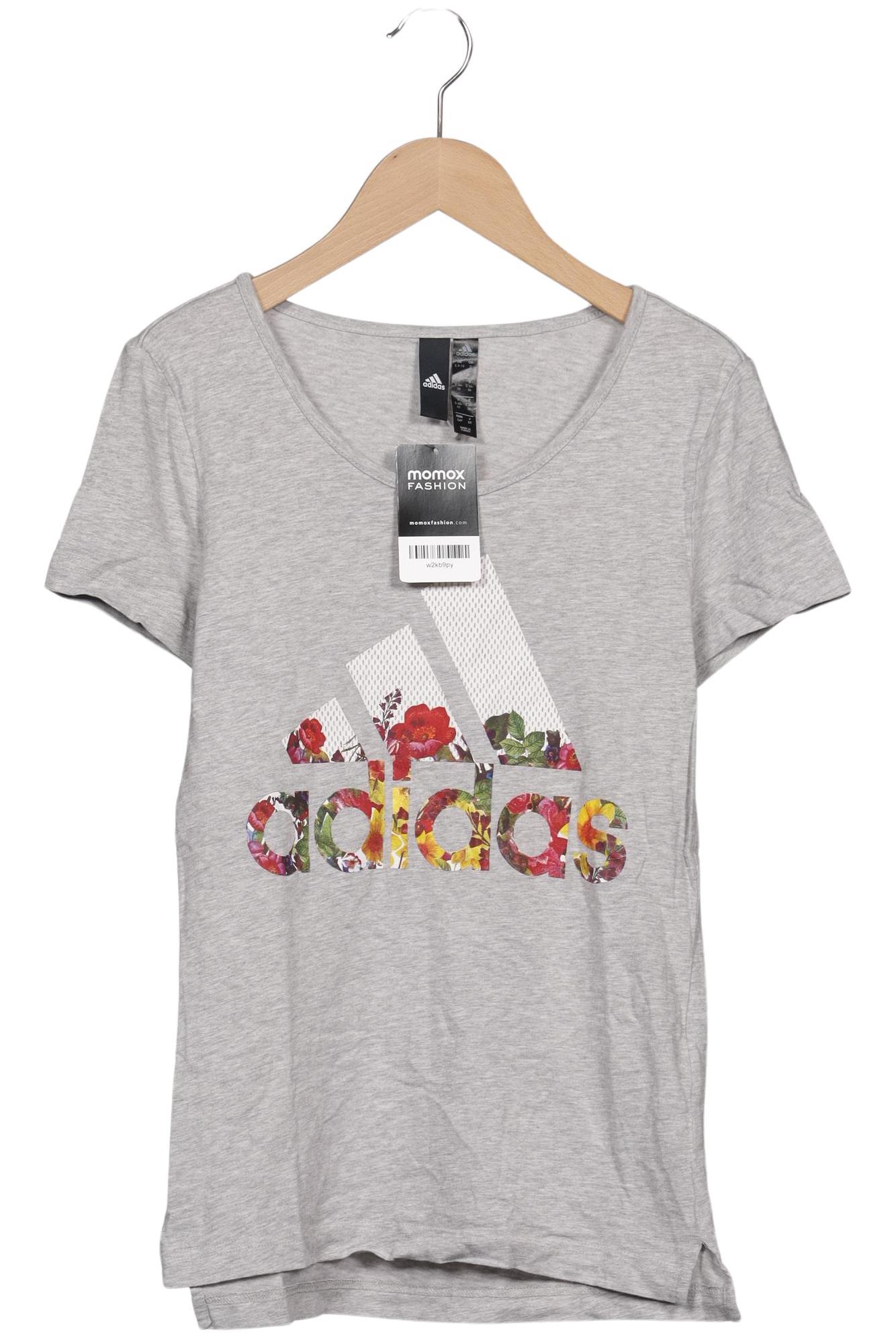 

adidas Damen T-Shirt, grau, Gr. 36