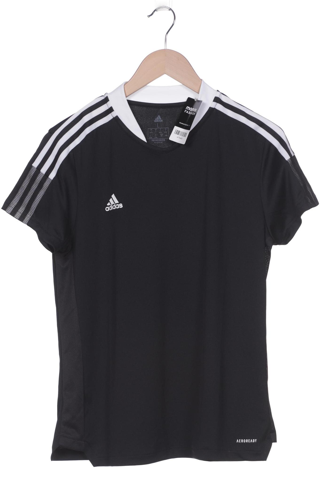 

adidas Damen T-Shirt, schwarz