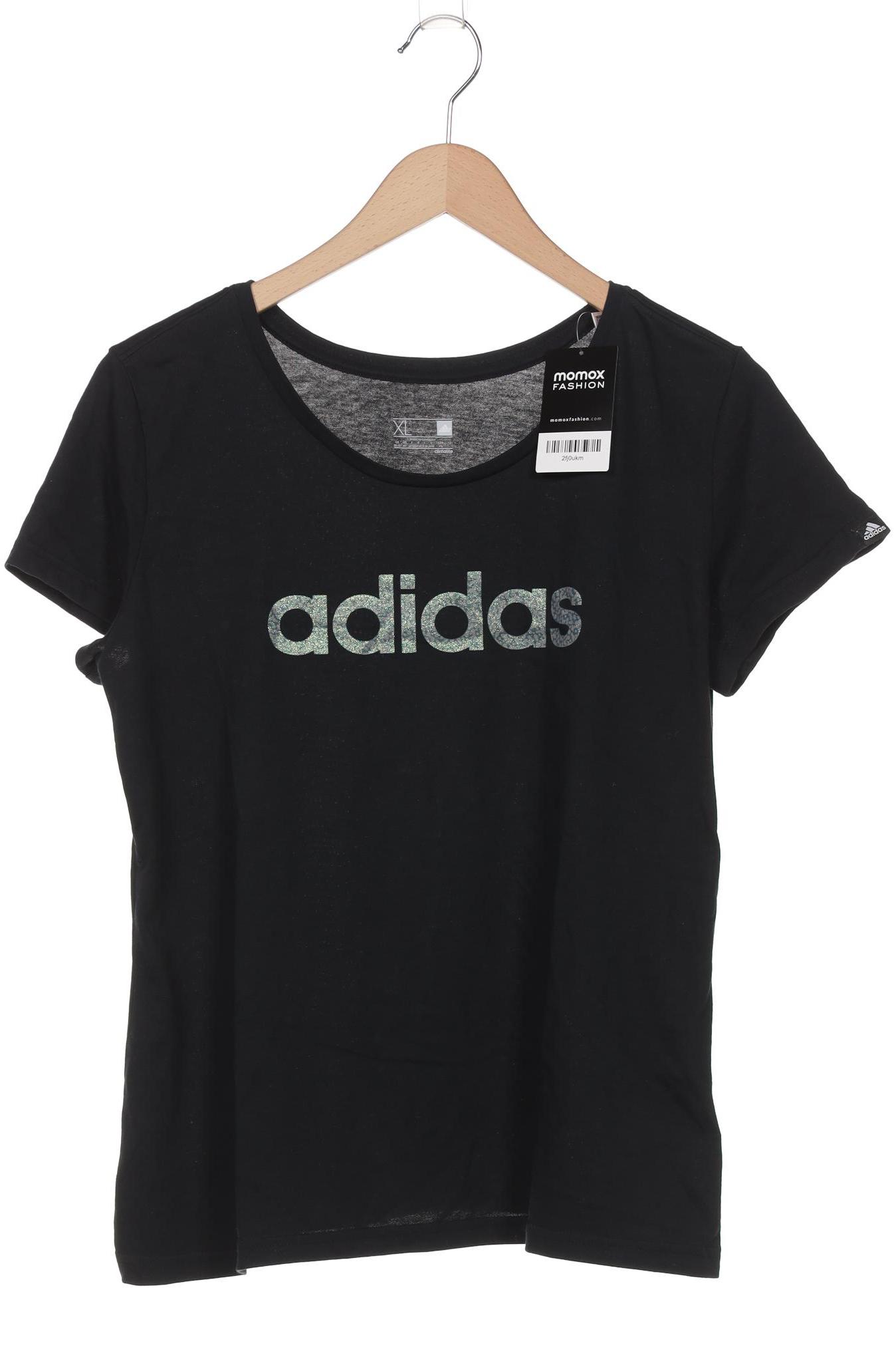 

adidas Damen T-Shirt, schwarz, Gr. 44