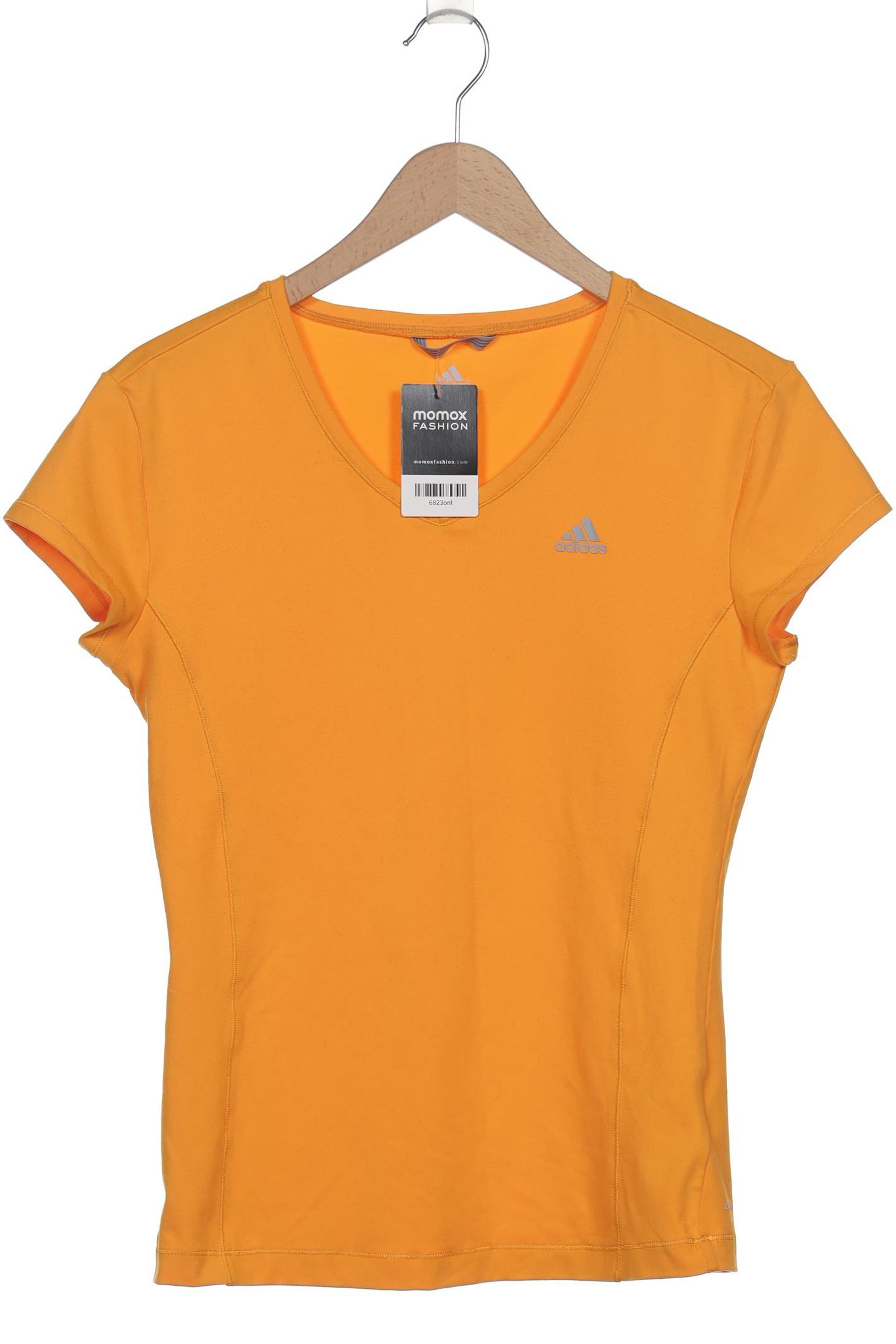 

adidas Damen T-Shirt, orange, Gr. 42