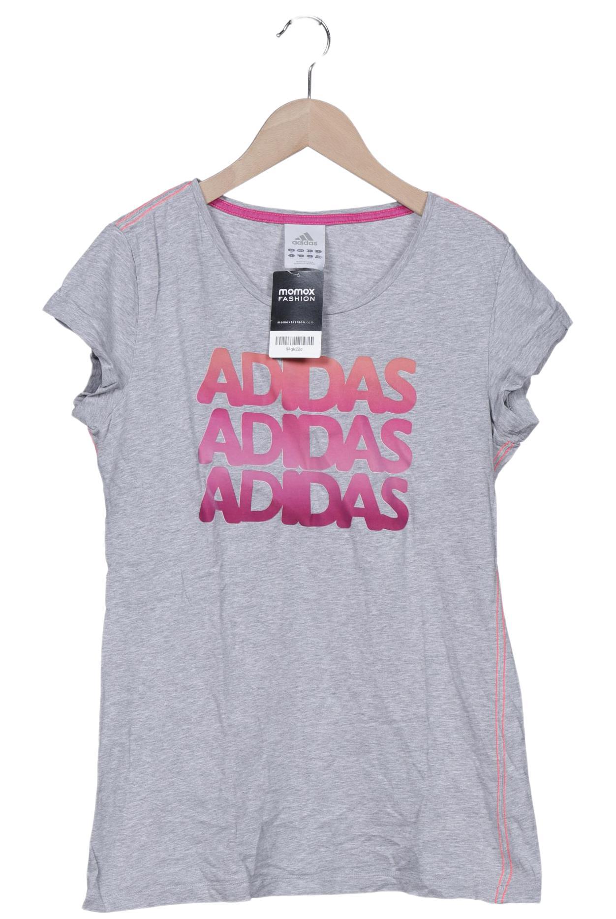 

adidas Damen T-Shirt, grau, Gr. 42