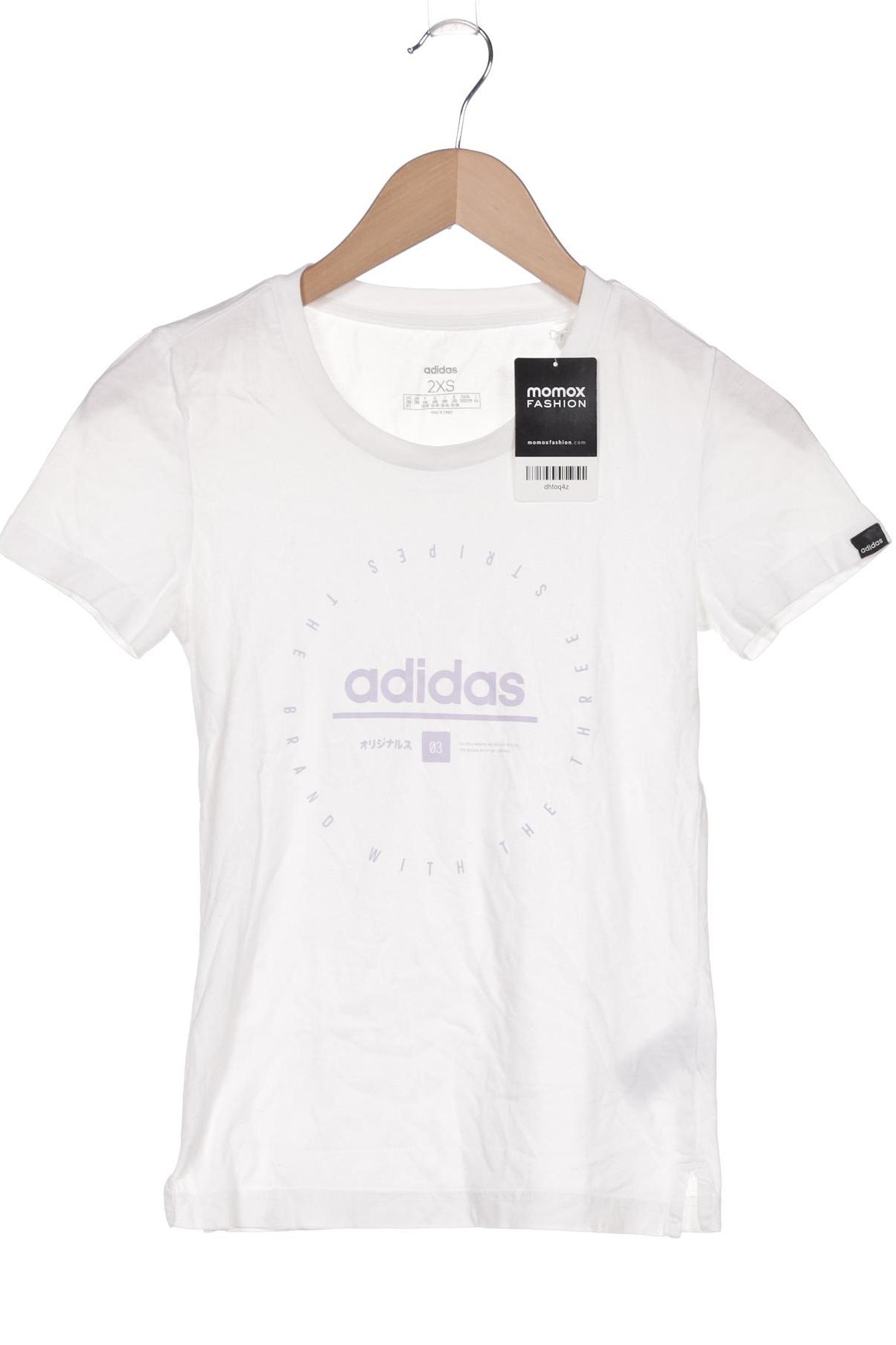 

adidas Damen T-Shirt, weiß, Gr. 32