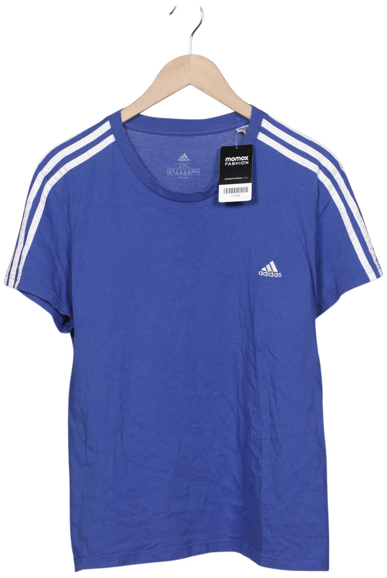 

adidas Damen T-Shirt, blau, Gr. 46
