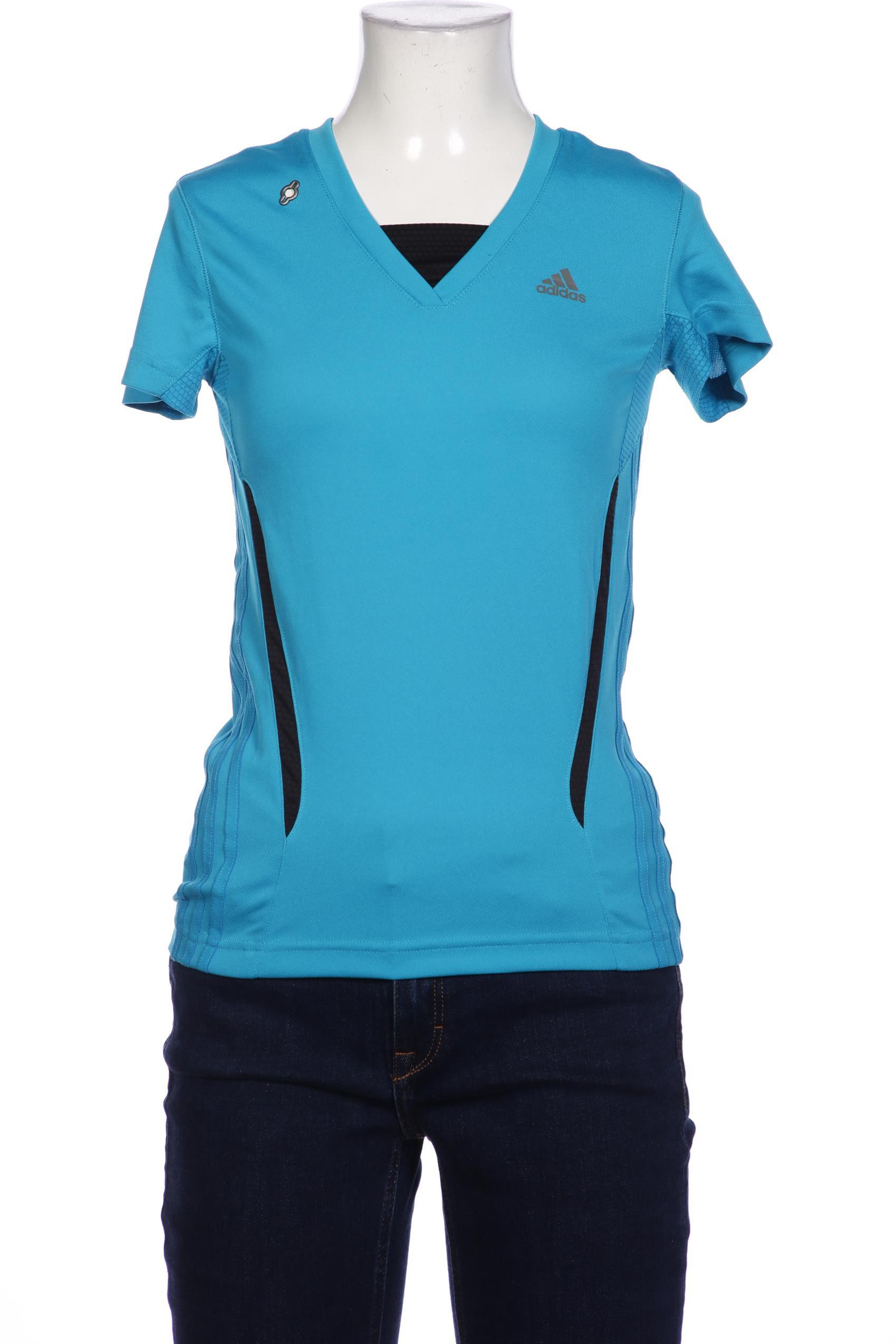 

adidas Damen T-Shirt, blau, Gr. 36