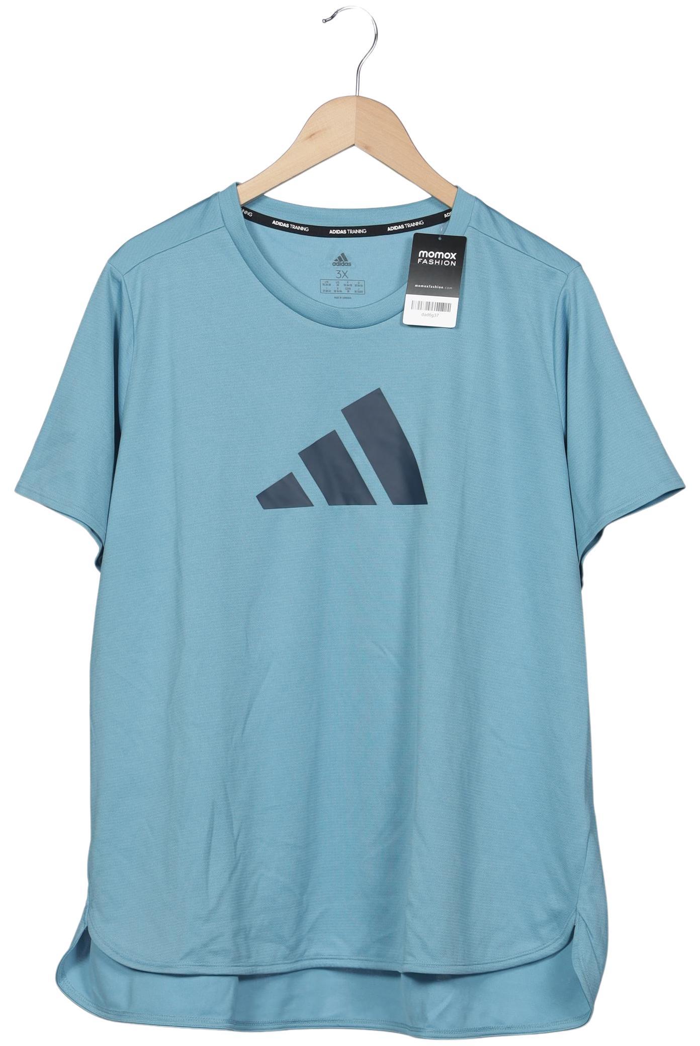 

adidas Damen T-Shirt, blau, Gr. 48