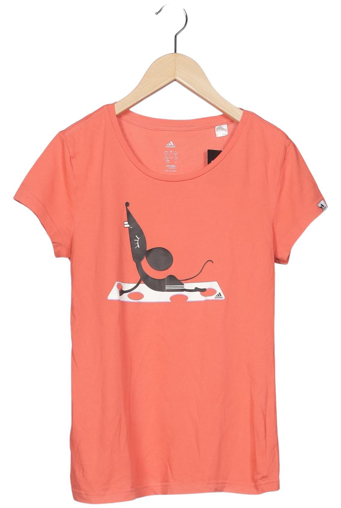 

adidas Damen T-Shirt, orange, Gr. 36