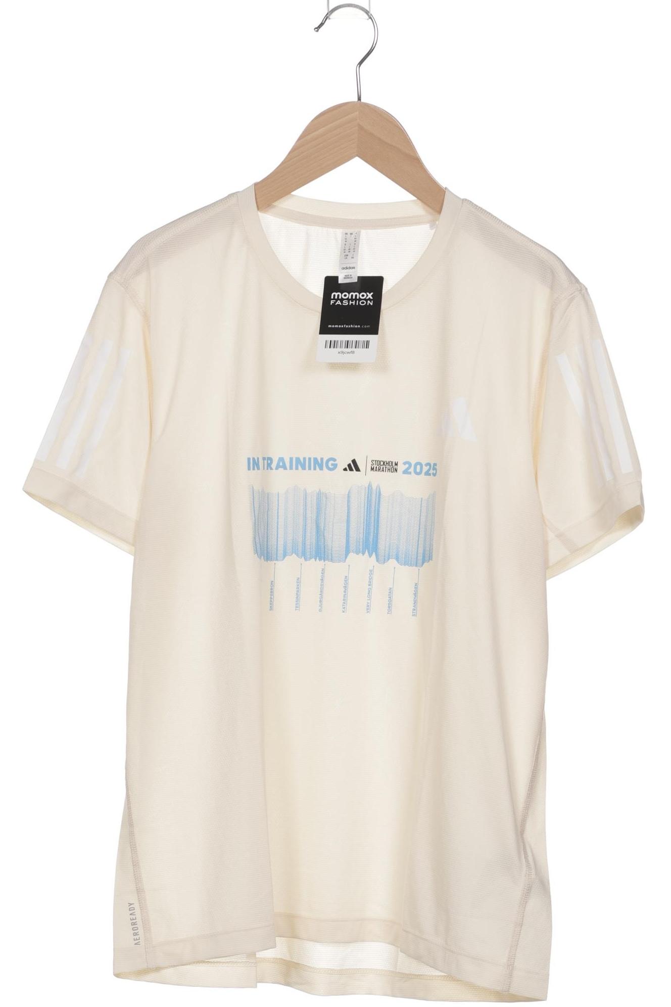 

adidas Damen T-Shirt, cremeweiß, Gr. 42