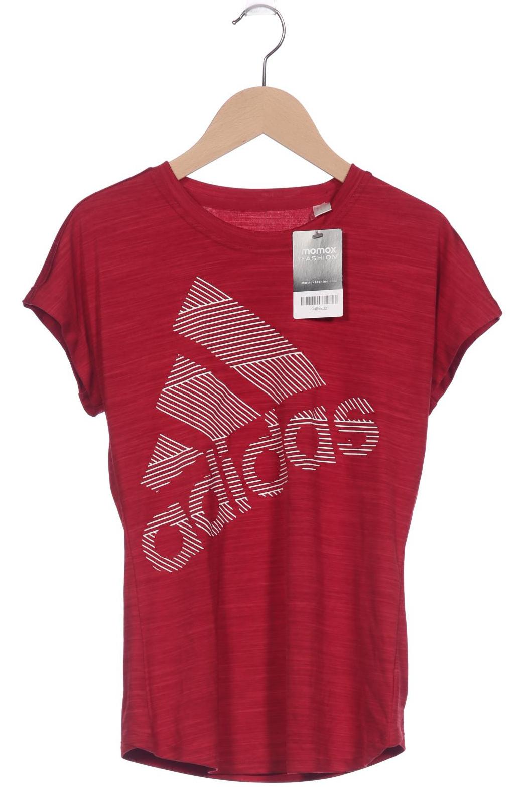 

adidas Damen T-Shirt, bordeaux, Gr. 34