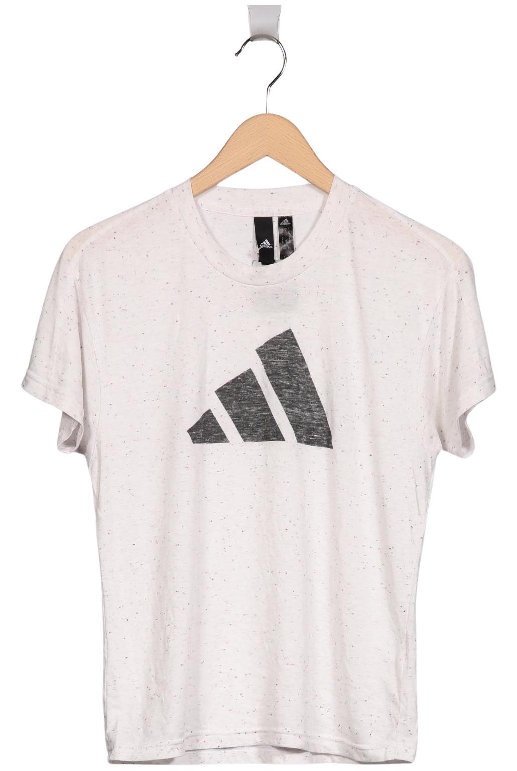 

adidas Damen T-Shirt, weiß, Gr. 36