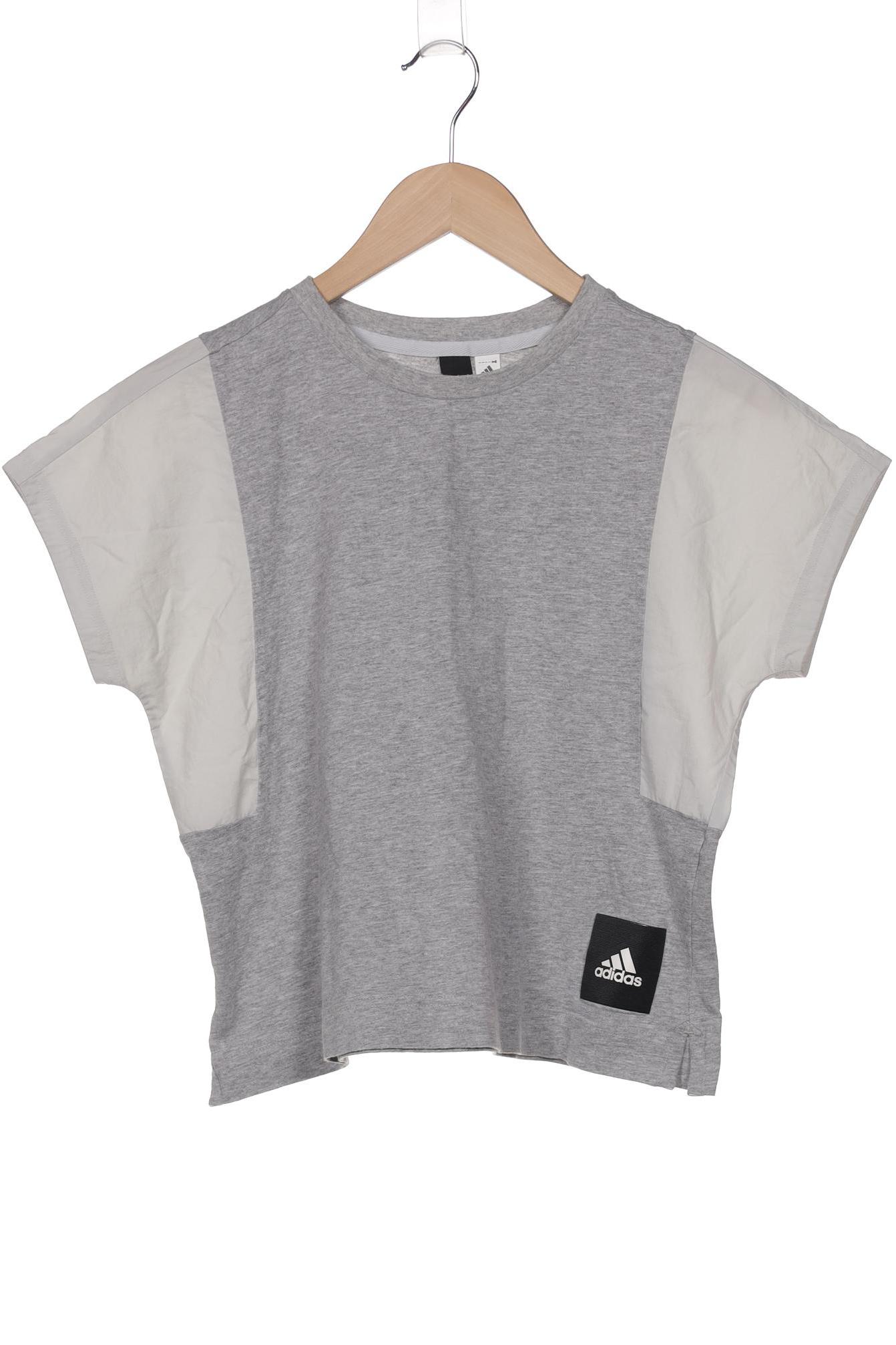 

adidas Damen T-Shirt, grau, Gr. 36