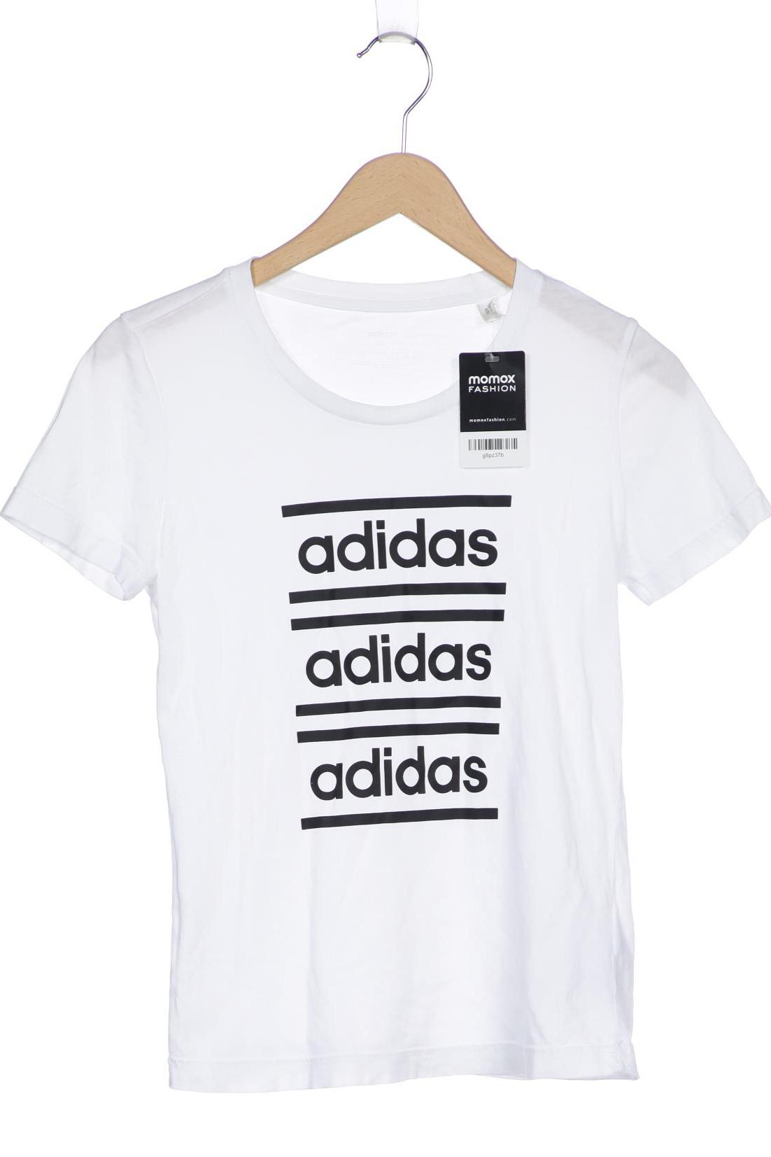 

adidas Damen T-Shirt, weiß, Gr. 34
