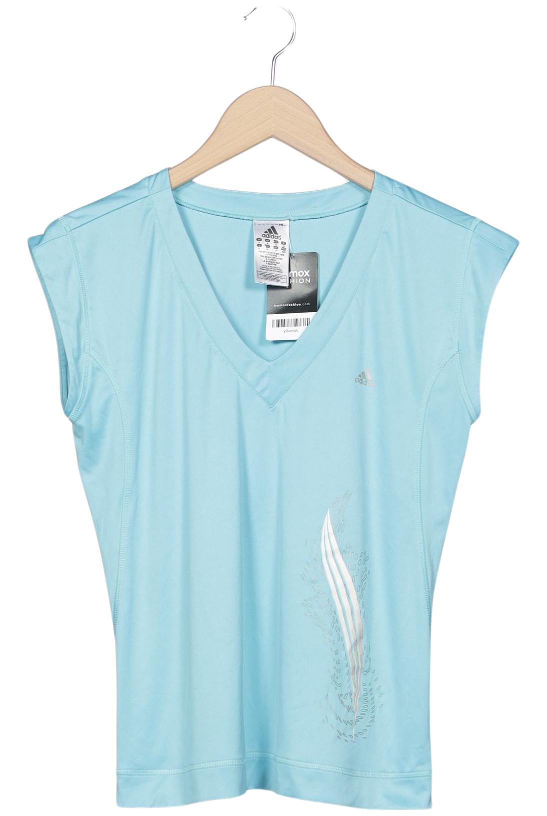 

adidas Damen T-Shirt, hellblau, Gr. 40