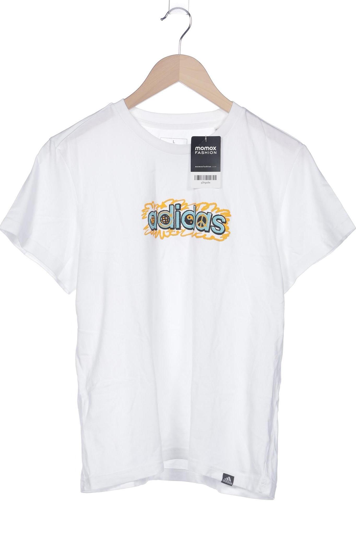 

adidas Damen T-Shirt, weiß, Gr. 42