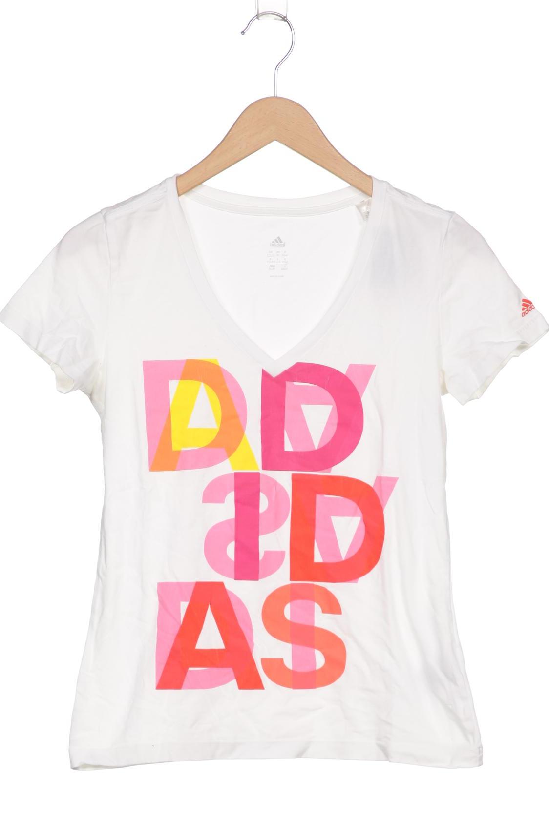 

adidas Damen T-Shirt, weiß