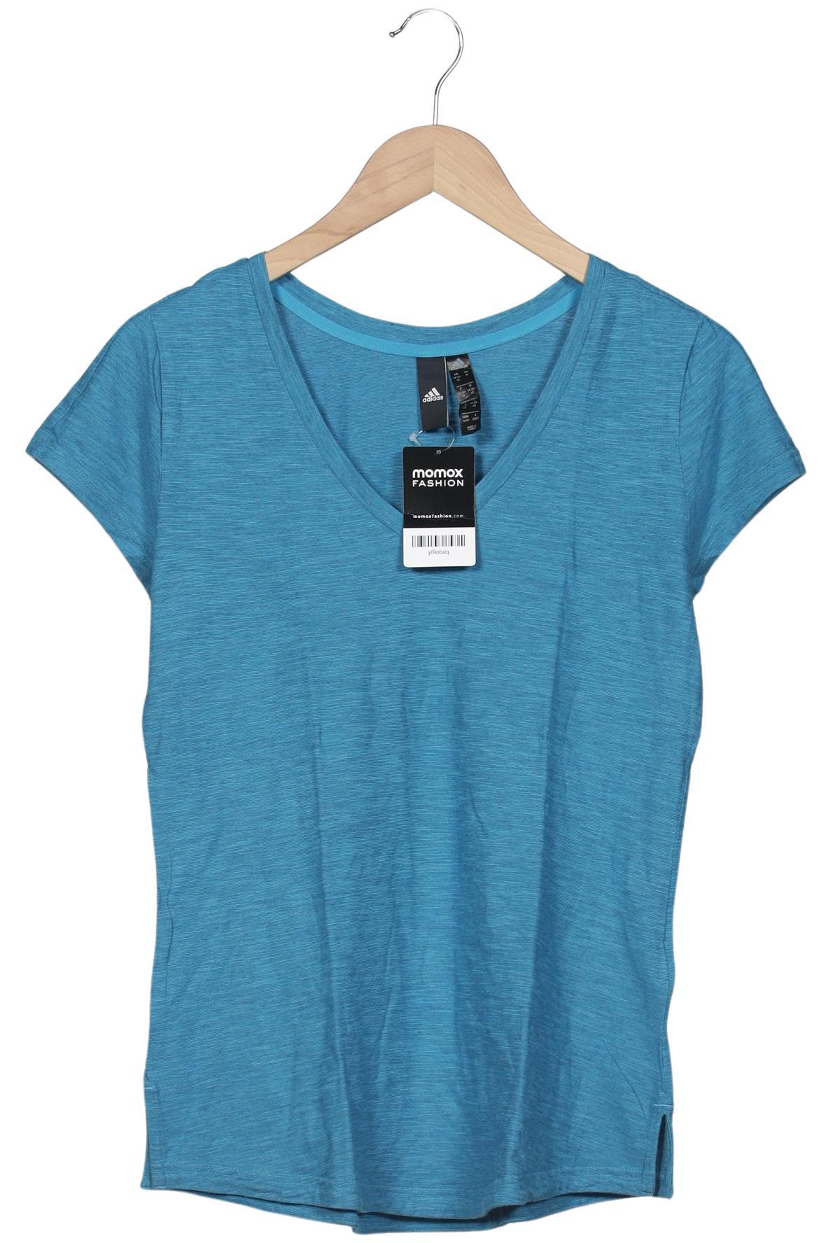 

adidas Damen T-Shirt, blau, Gr. 38